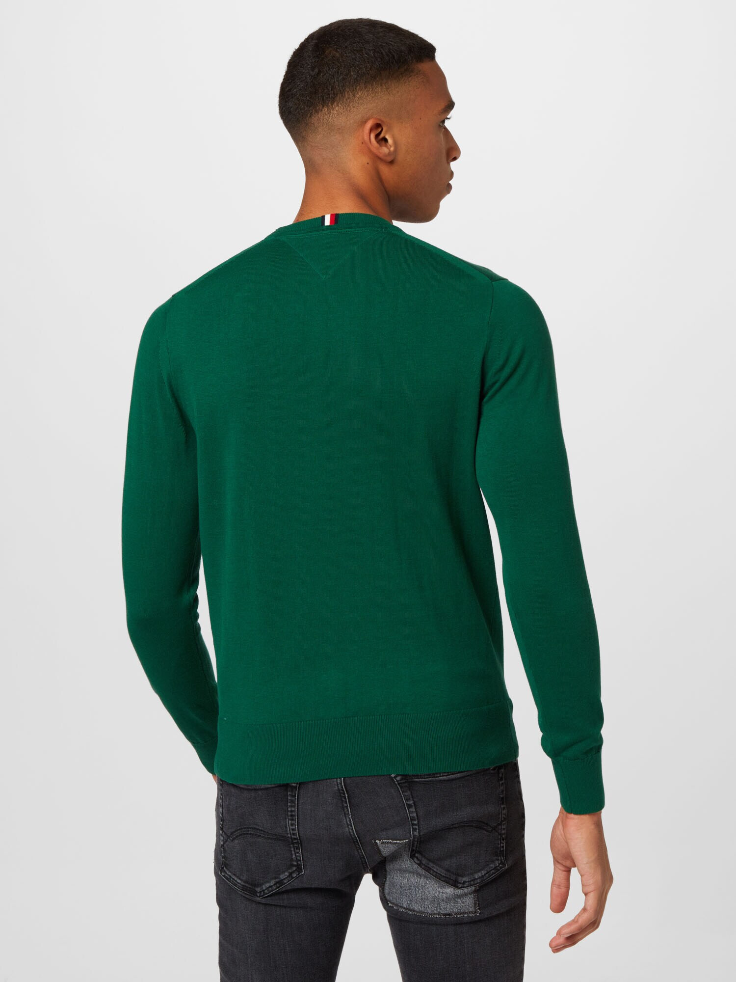 TOMMY HILFIGER Pulover verde - Pled.ro