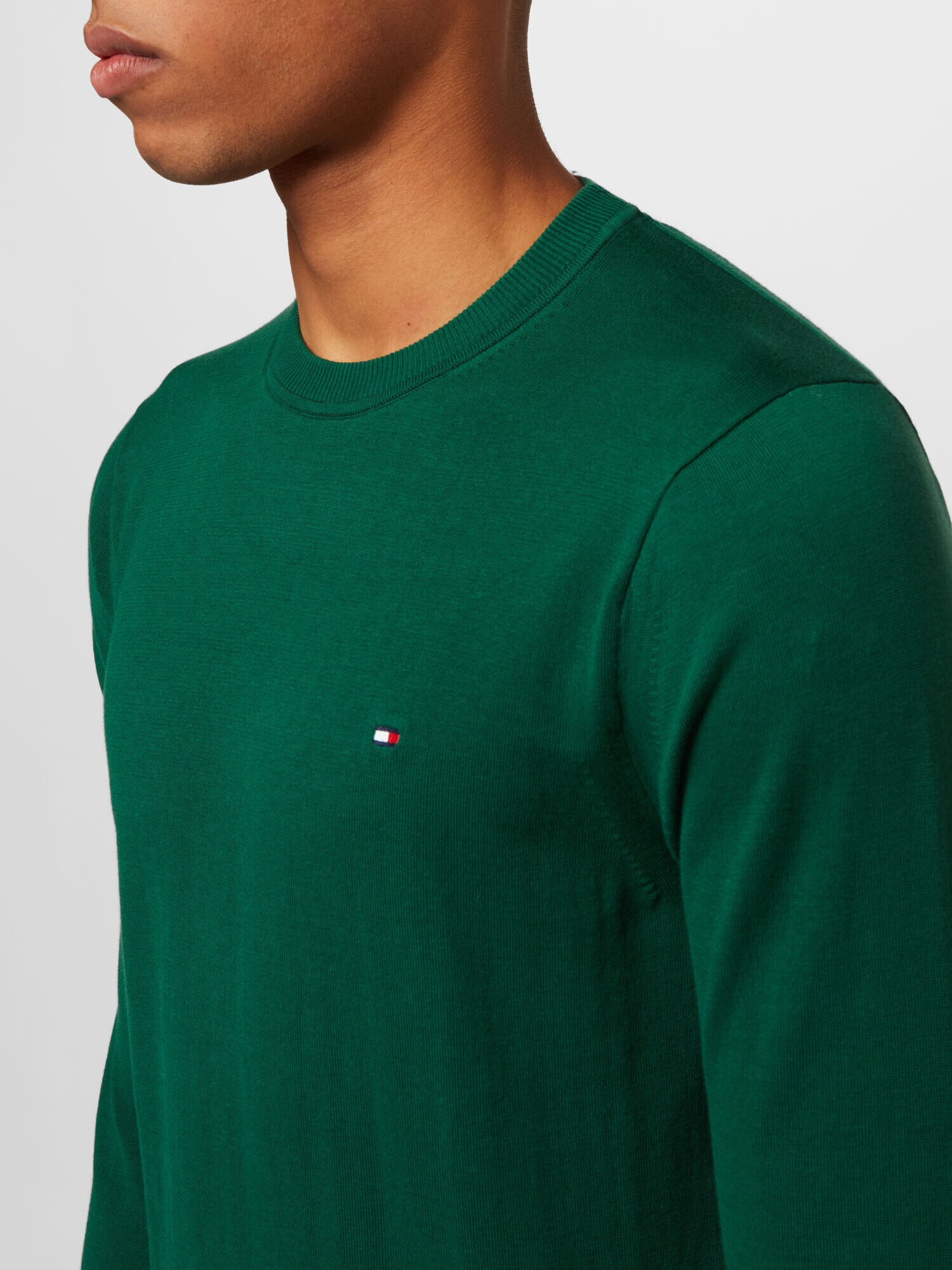 TOMMY HILFIGER Pulover verde - Pled.ro