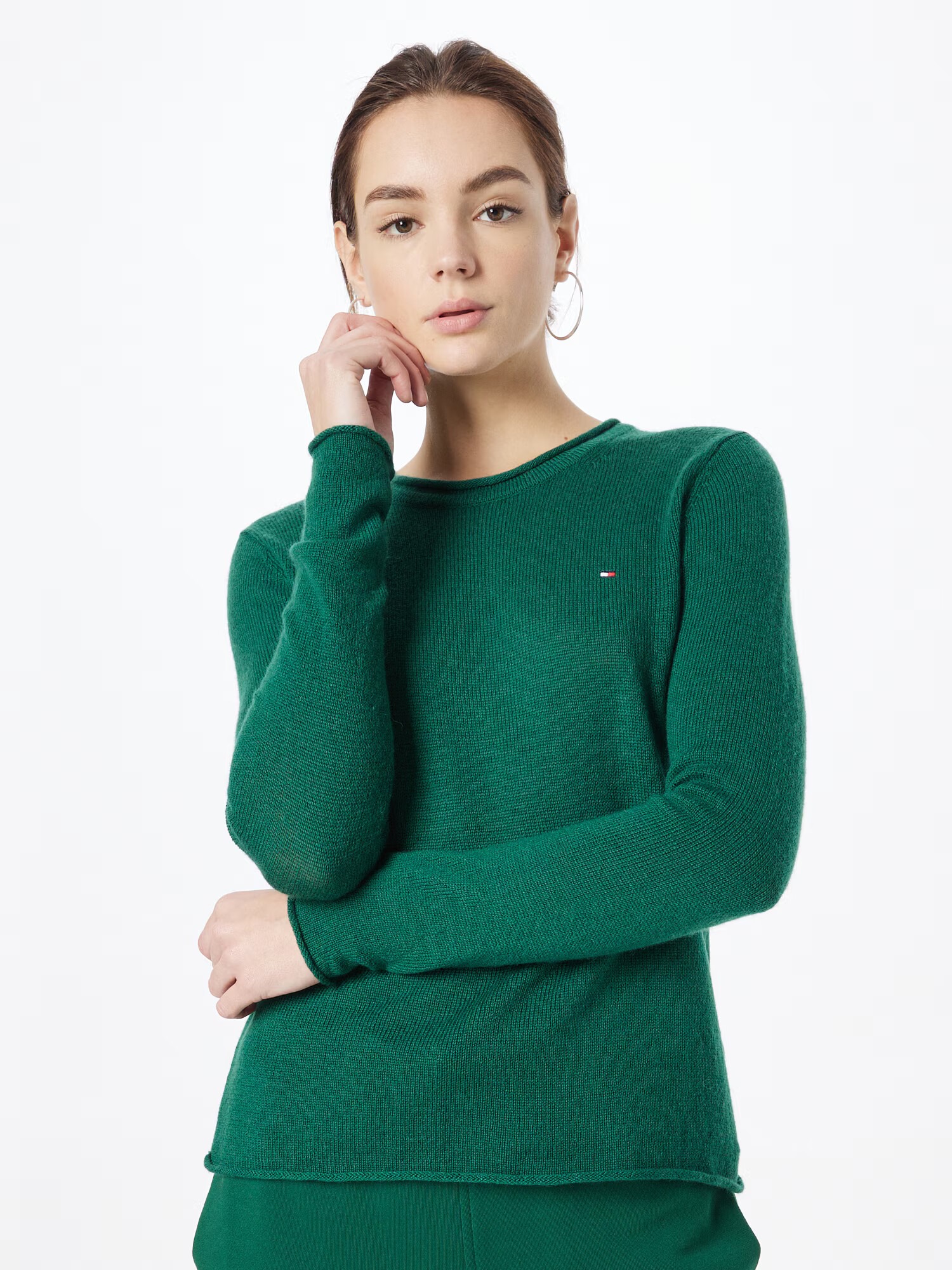 TOMMY HILFIGER Pulover verde - Pled.ro