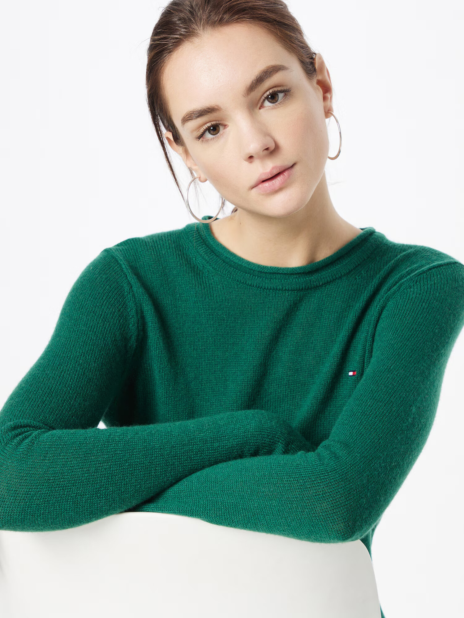 TOMMY HILFIGER Pulover verde - Pled.ro