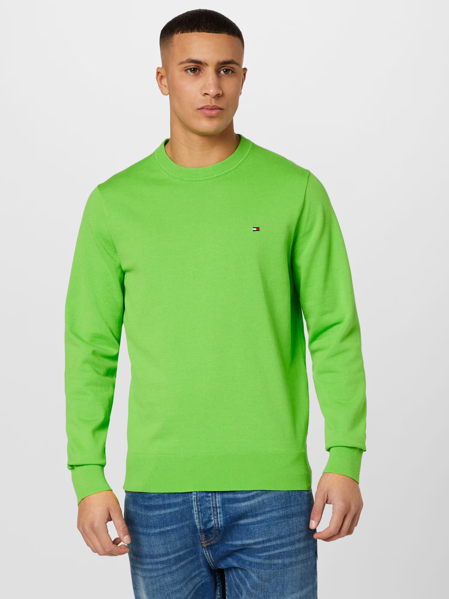 TOMMY HILFIGER Pulover verde - Pled.ro