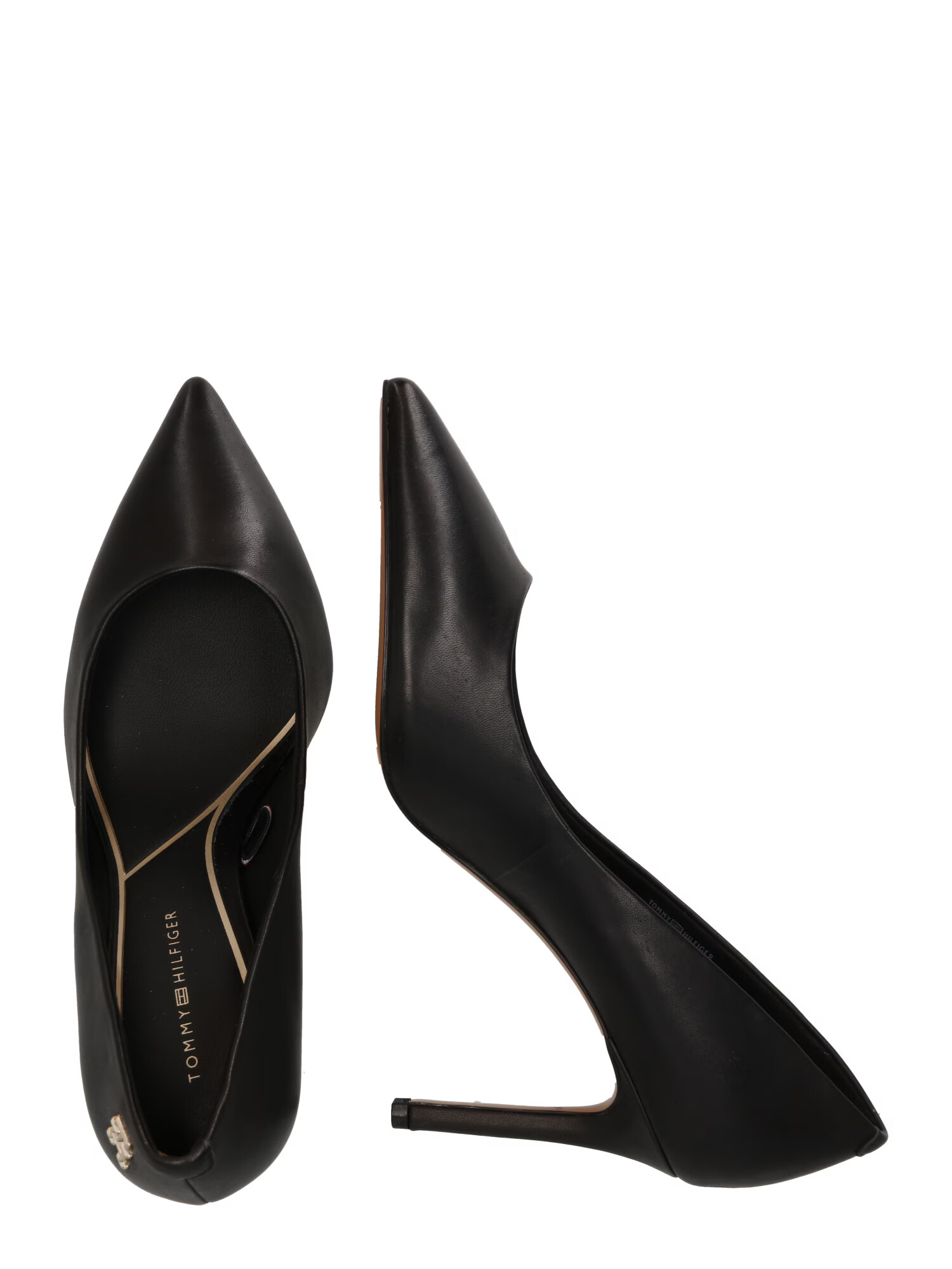 TOMMY HILFIGER Pumps negru / argintiu - Pled.ro