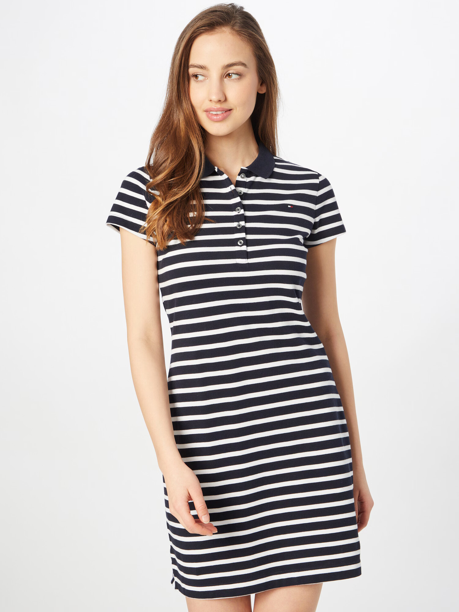 TOMMY HILFIGER Rochie bleumarin / roșu / negru / alb - Pled.ro