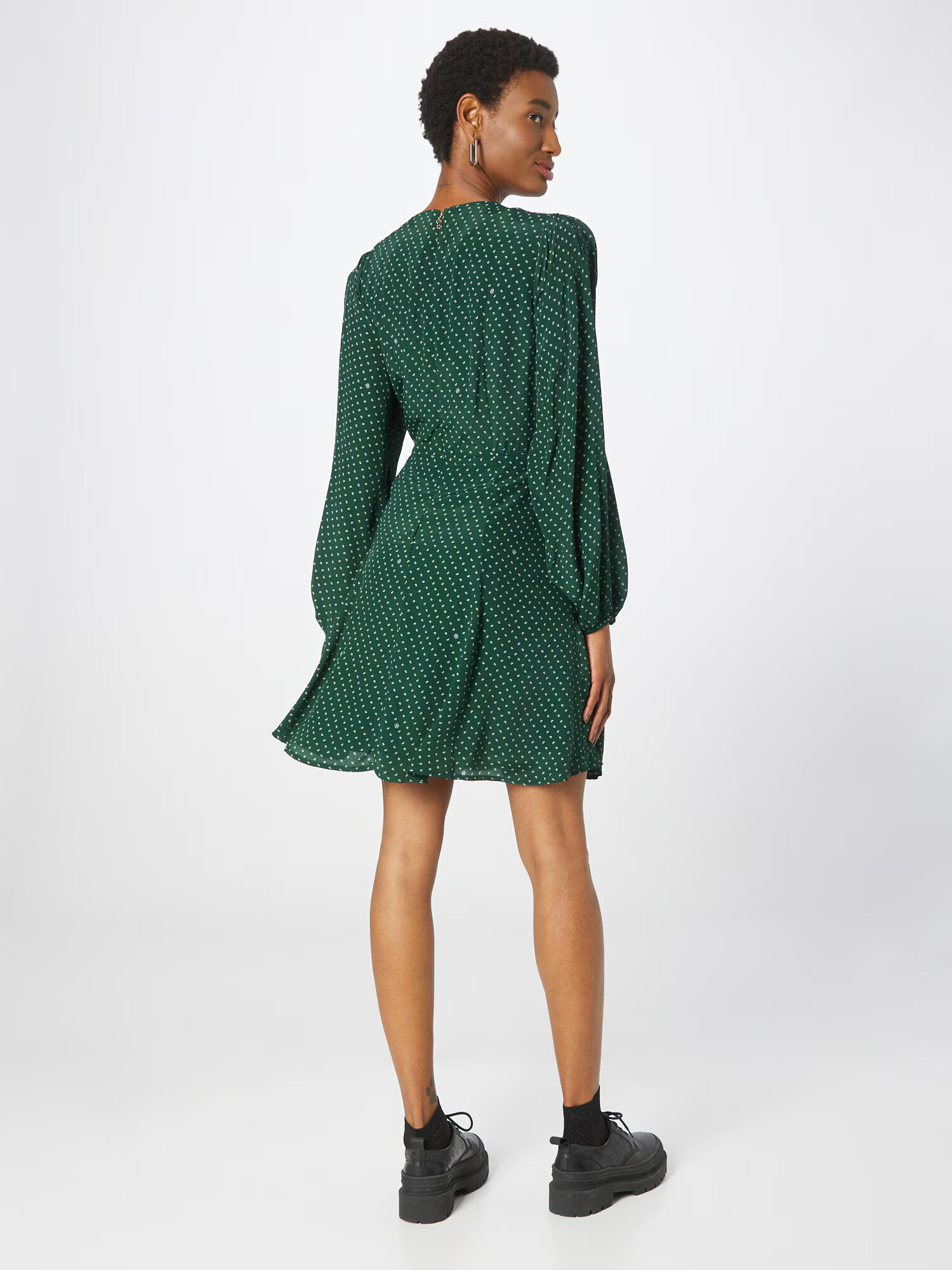 TOMMY HILFIGER Rochie verde pin / alb - Pled.ro