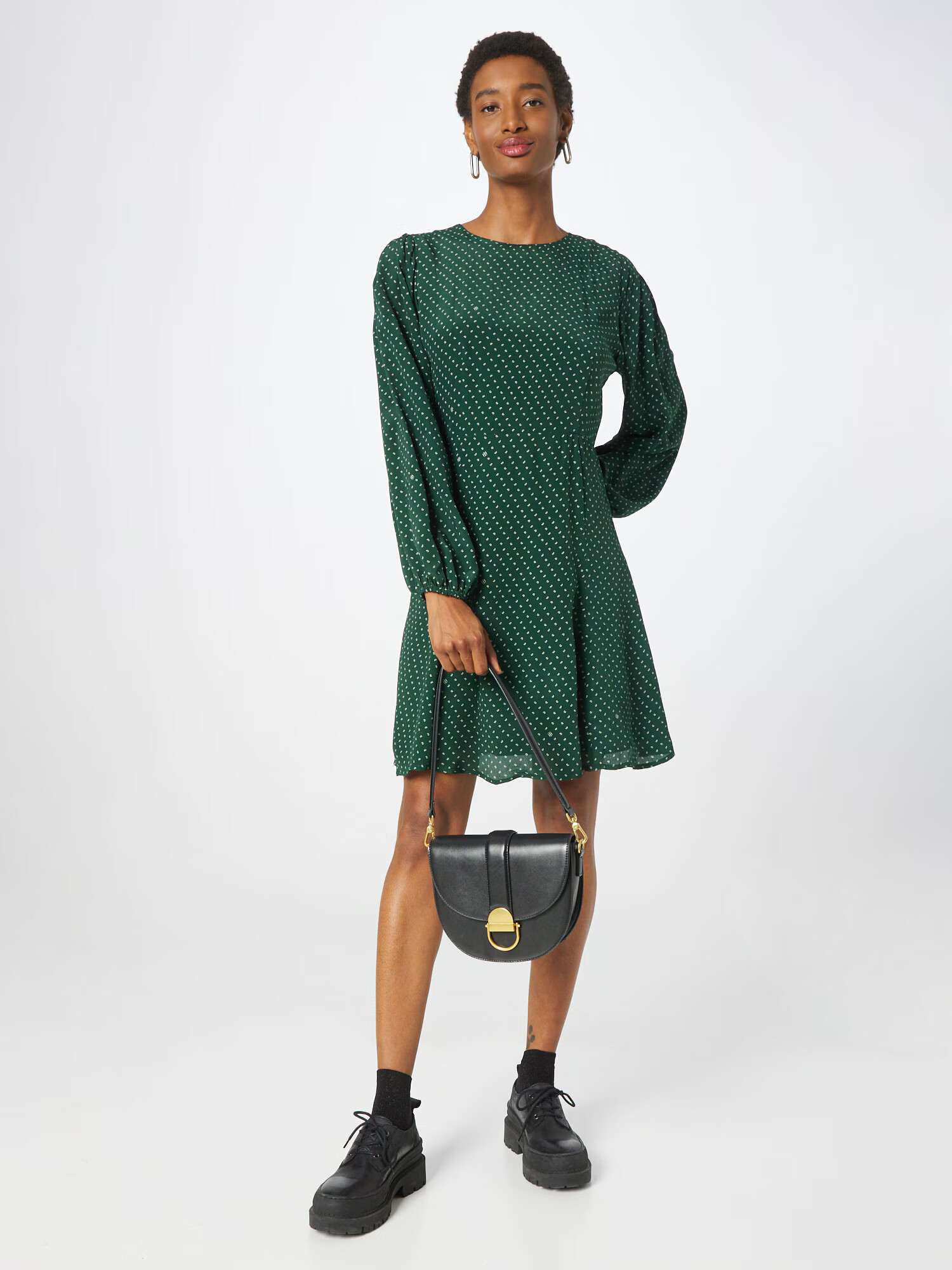 TOMMY HILFIGER Rochie verde pin / alb - Pled.ro