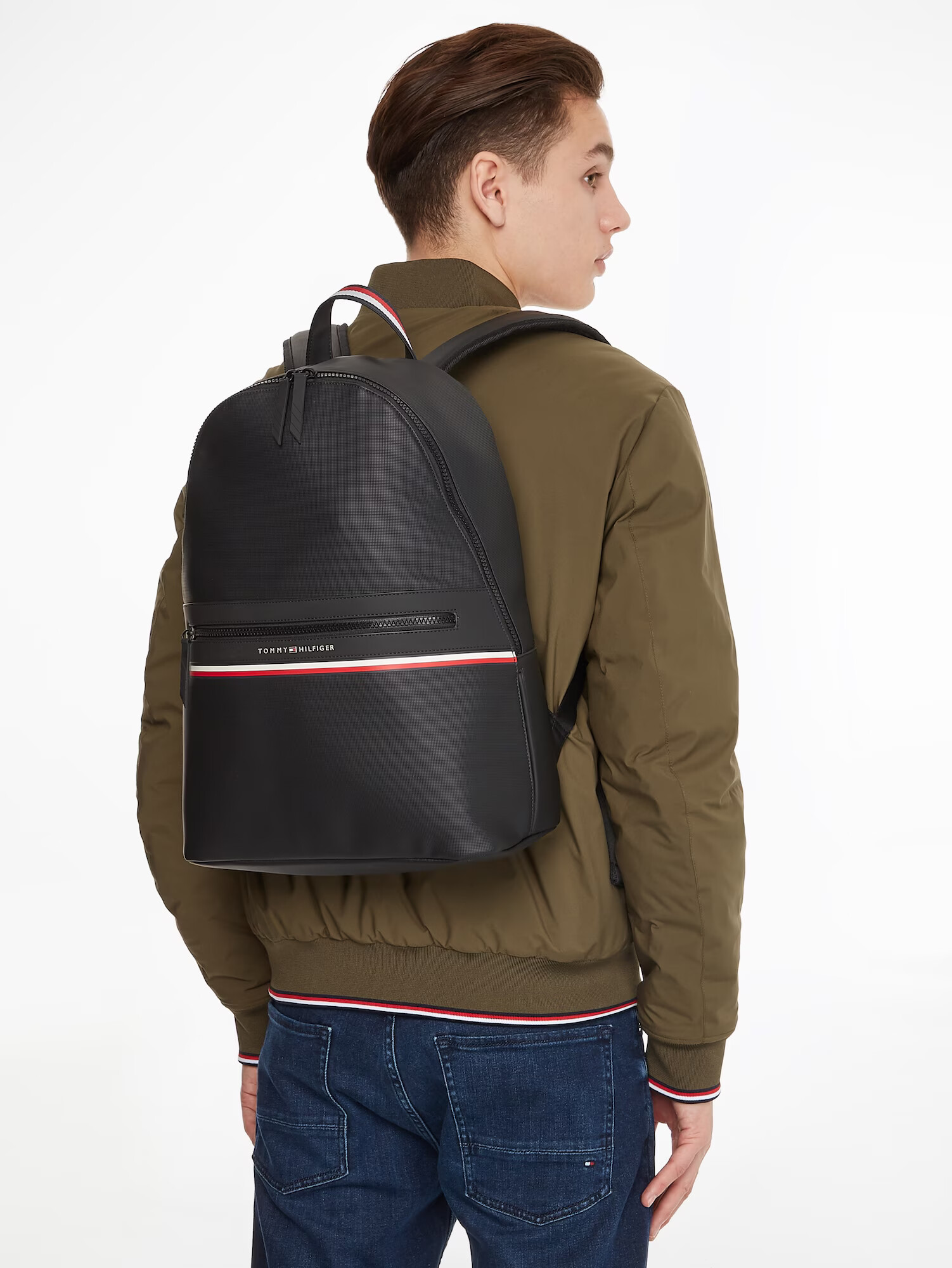 TOMMY HILFIGER Rucsac albastru marin / roși aprins / negru / alb - Pled.ro