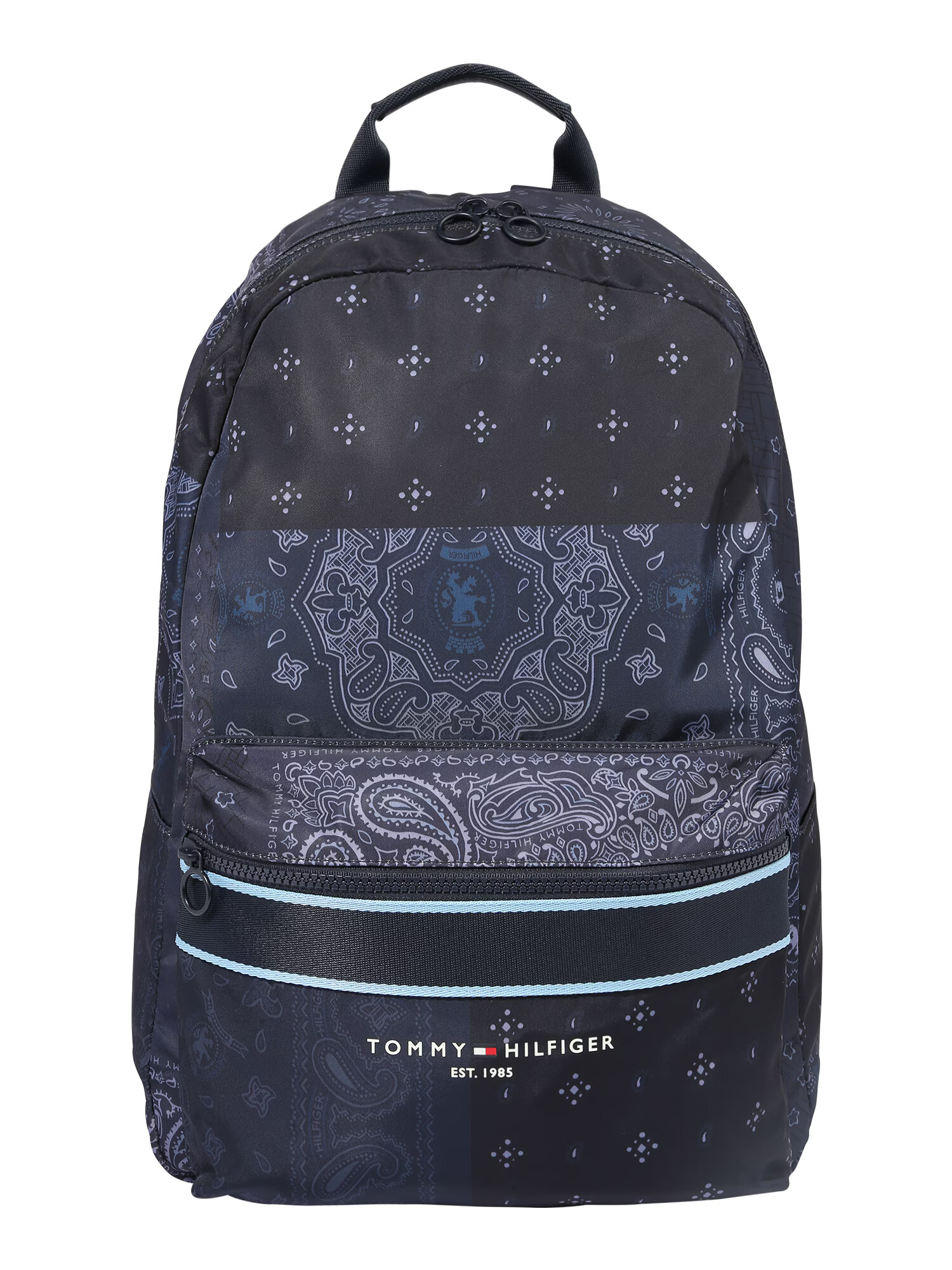 TOMMY HILFIGER Rucsac azuriu / albastru deschis / albastru închis / alb - Pled.ro