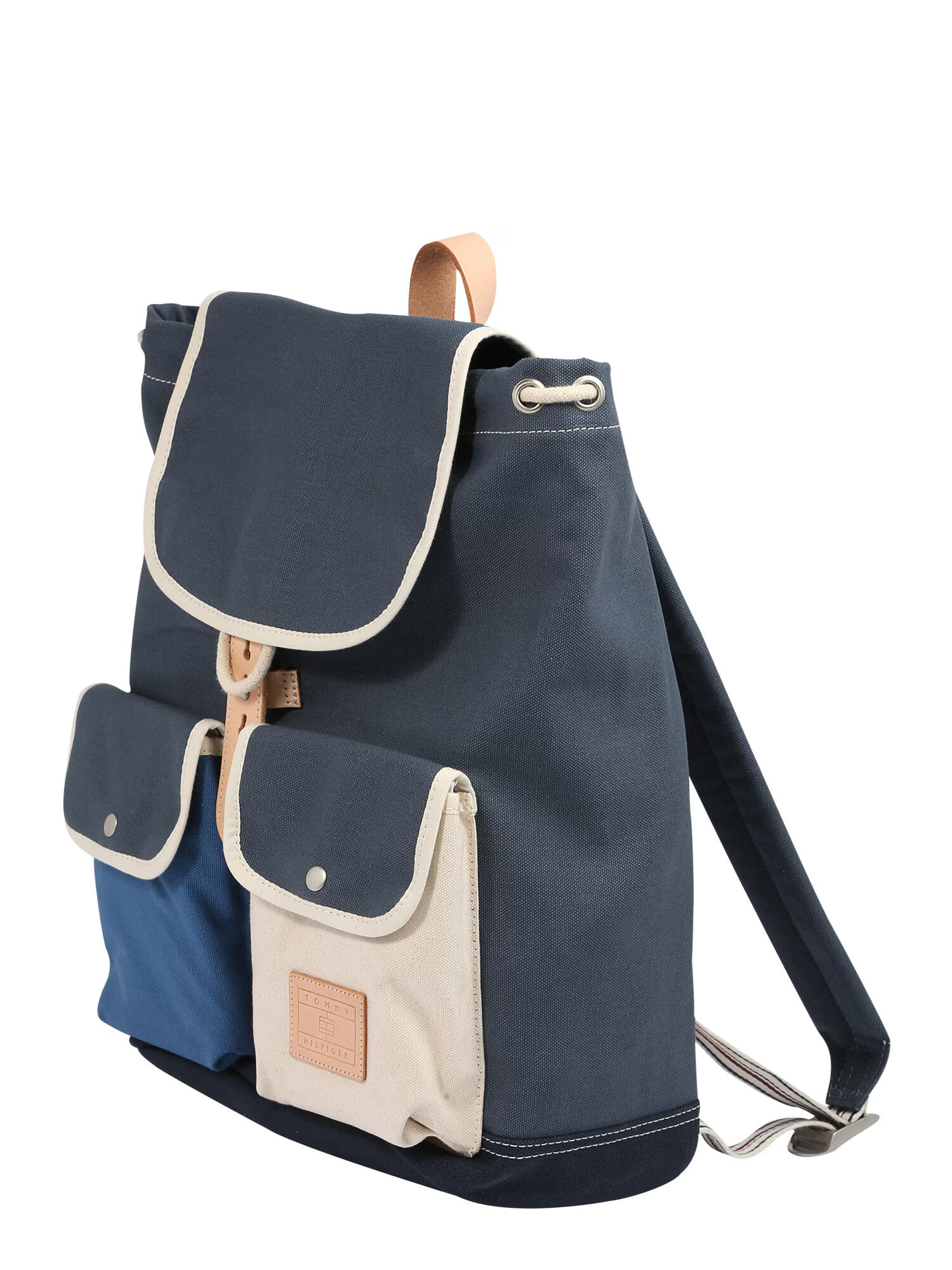 TOMMY HILFIGER Rucsac bej / albastru fumuriu - Pled.ro