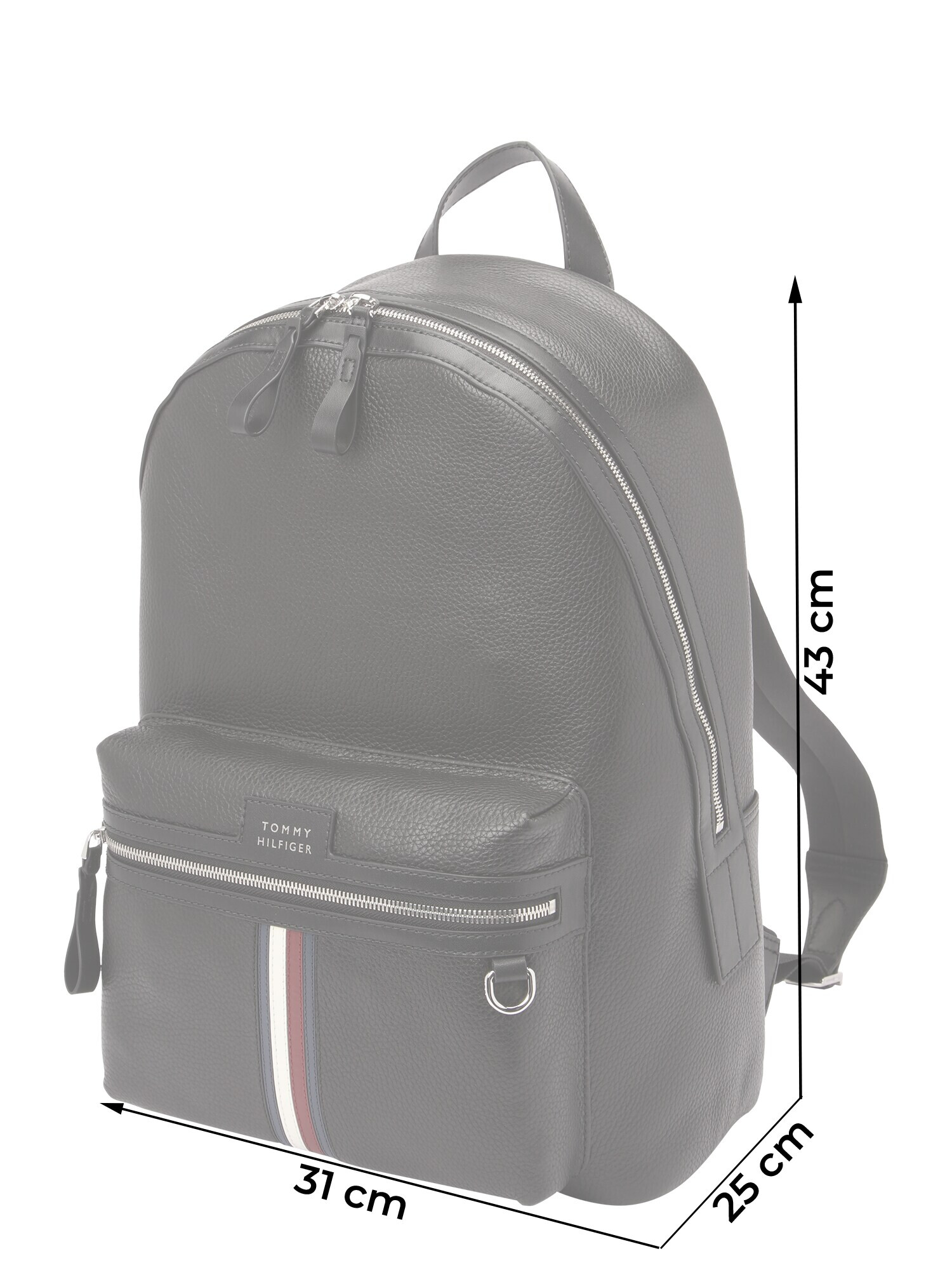 TOMMY HILFIGER Rucsac bleumarin / roșu cireș / negru / alb - Pled.ro