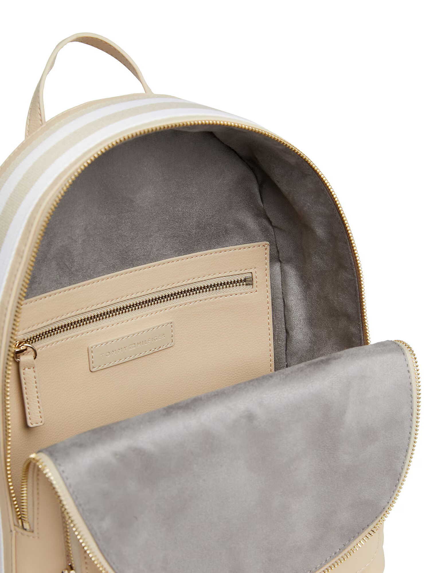 TOMMY HILFIGER Rucsac 'Essential' crem / auriu / alb - Pled.ro