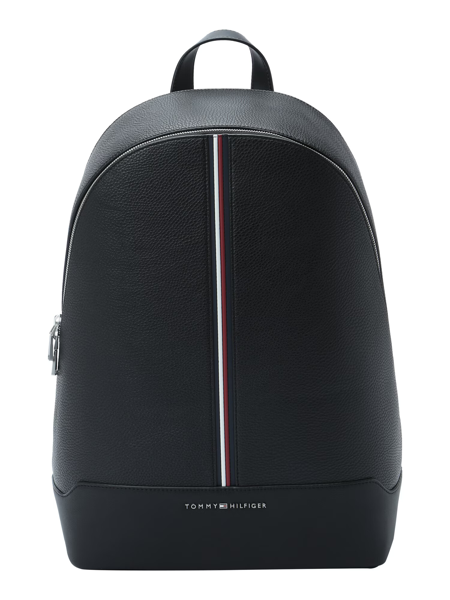 TOMMY HILFIGER Rucsac 'Central Dome' negru / alb - Pled.ro