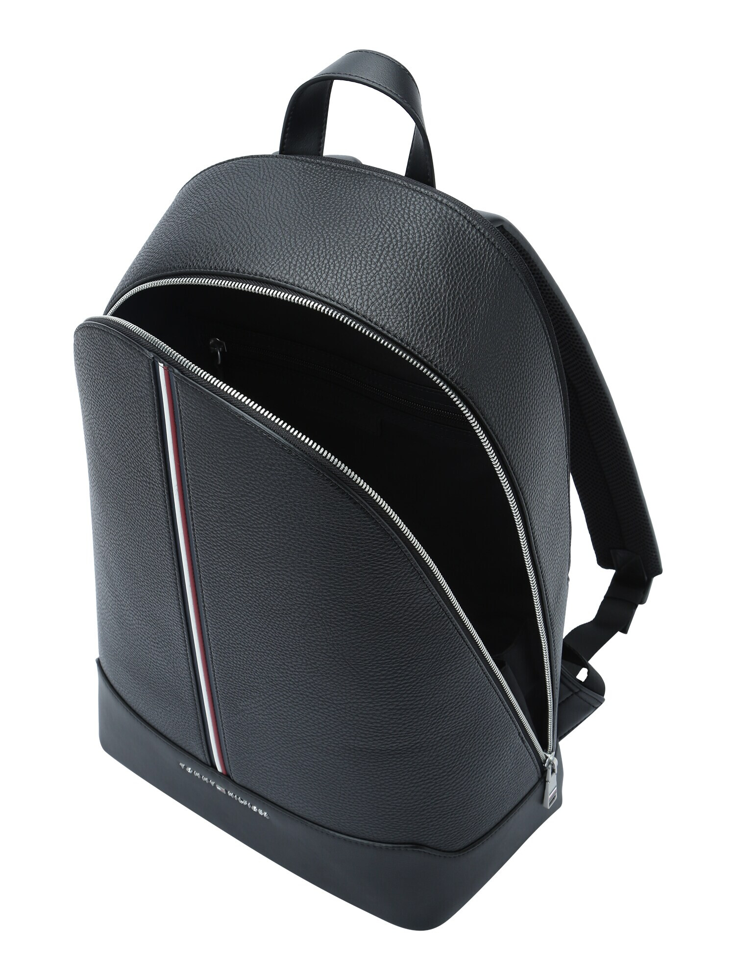 TOMMY HILFIGER Rucsac 'Central Dome' negru / alb - Pled.ro