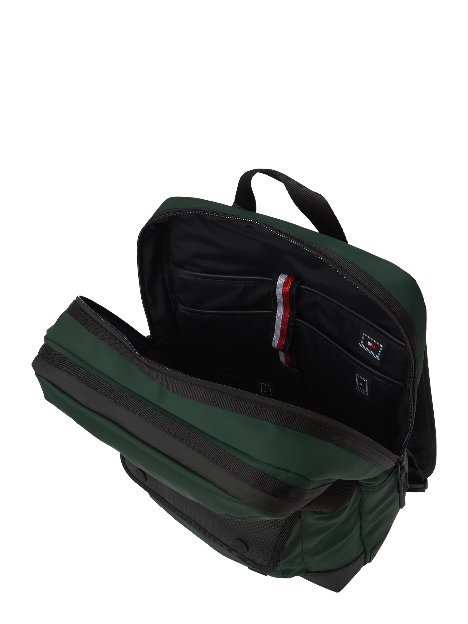 TOMMY HILFIGER Rucsac verde închis / negru - Pled.ro