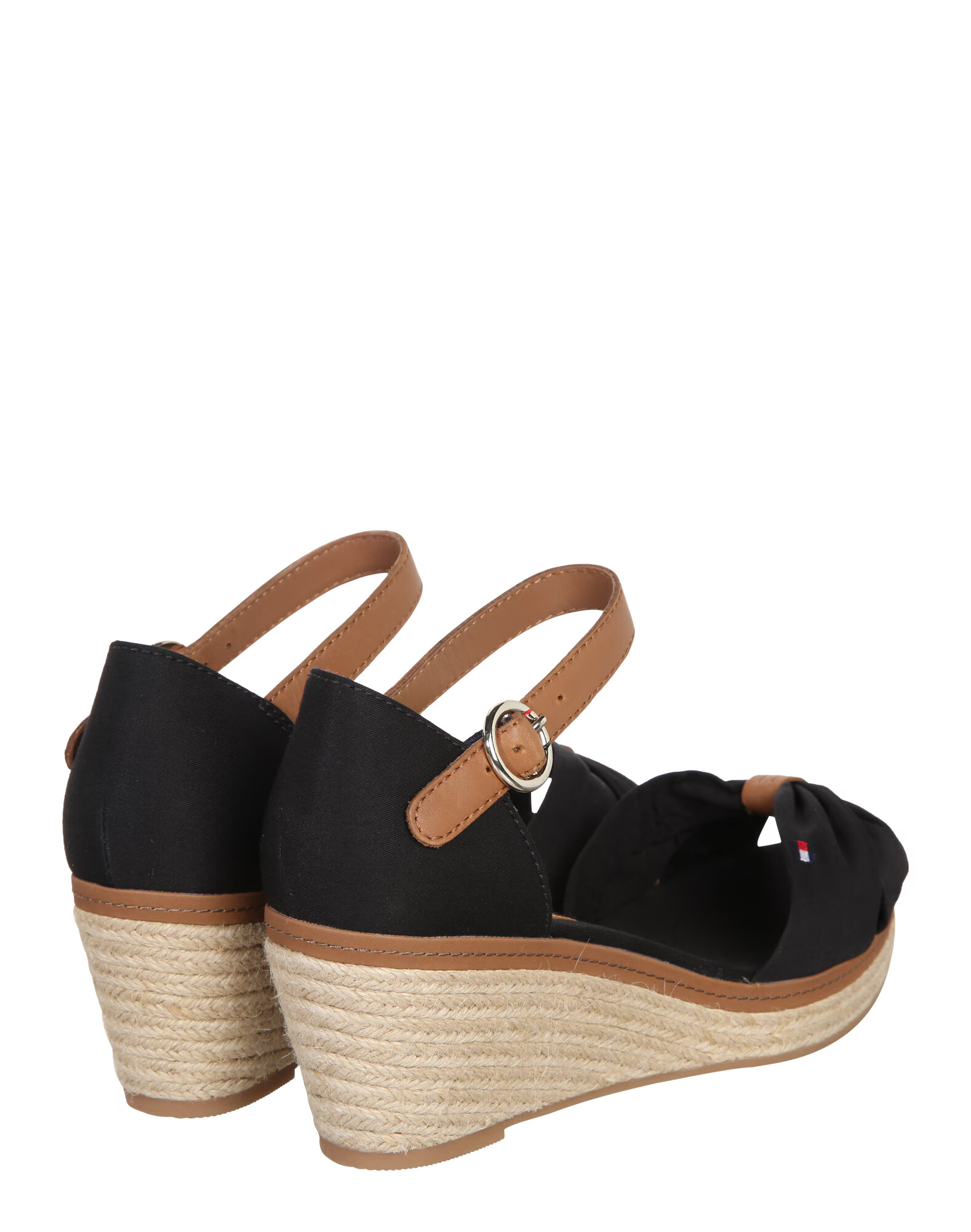 TOMMY HILFIGER Sandale 'Elba' maro coniac / negru - Pled.ro