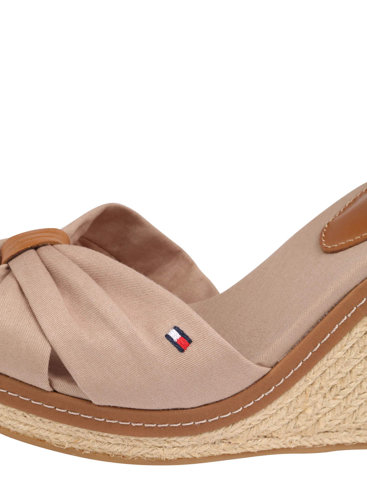 TOMMY HILFIGER Sandale 'Iconic Elena' bej / maro deschis - Pled.ro