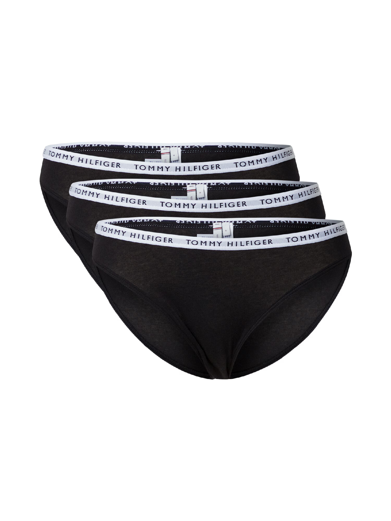 TOMMY HILFIGER Slip negru / alb - Pled.ro