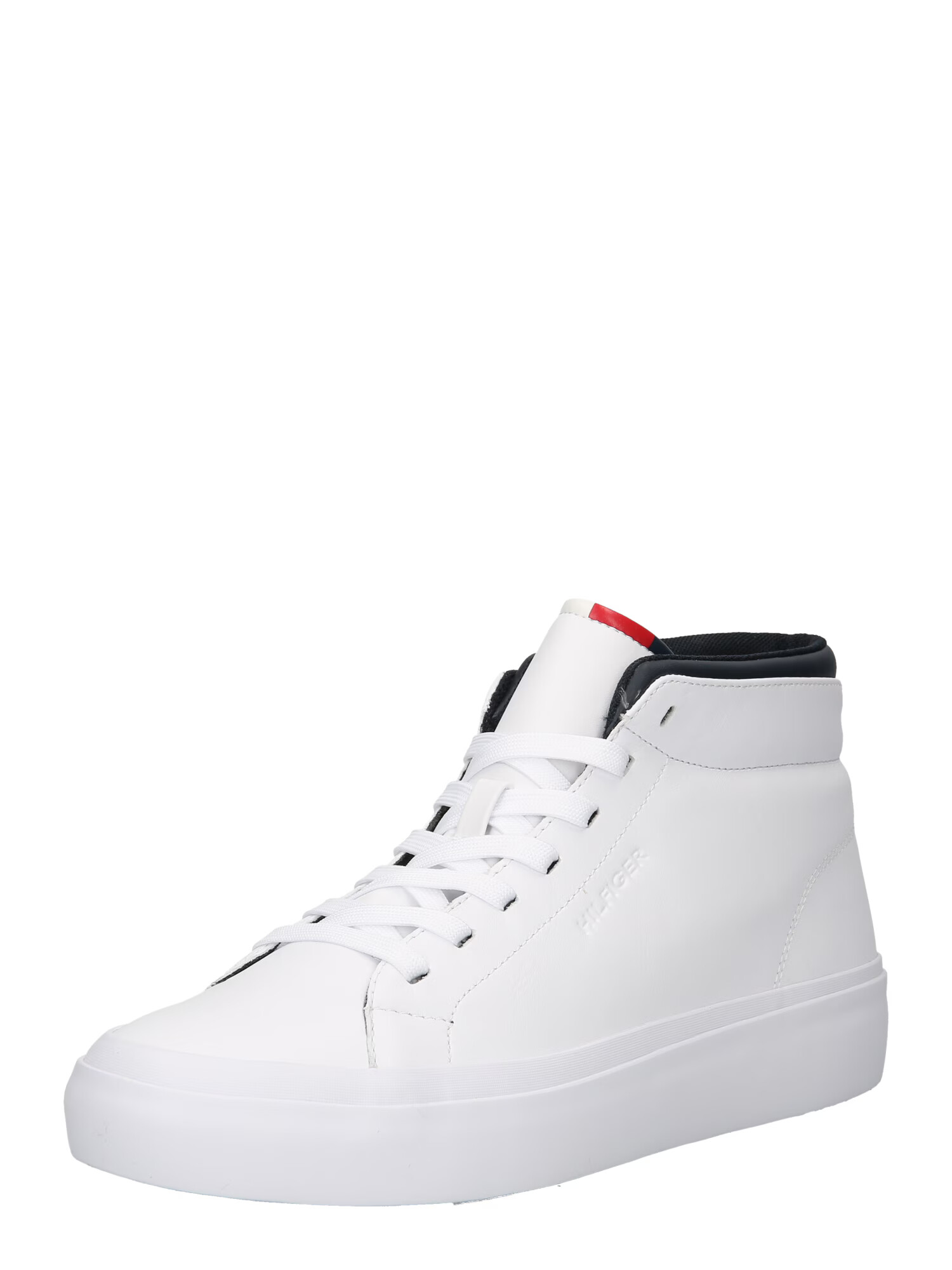 TOMMY HILFIGER Sneaker înalt negru / alb - Pled.ro