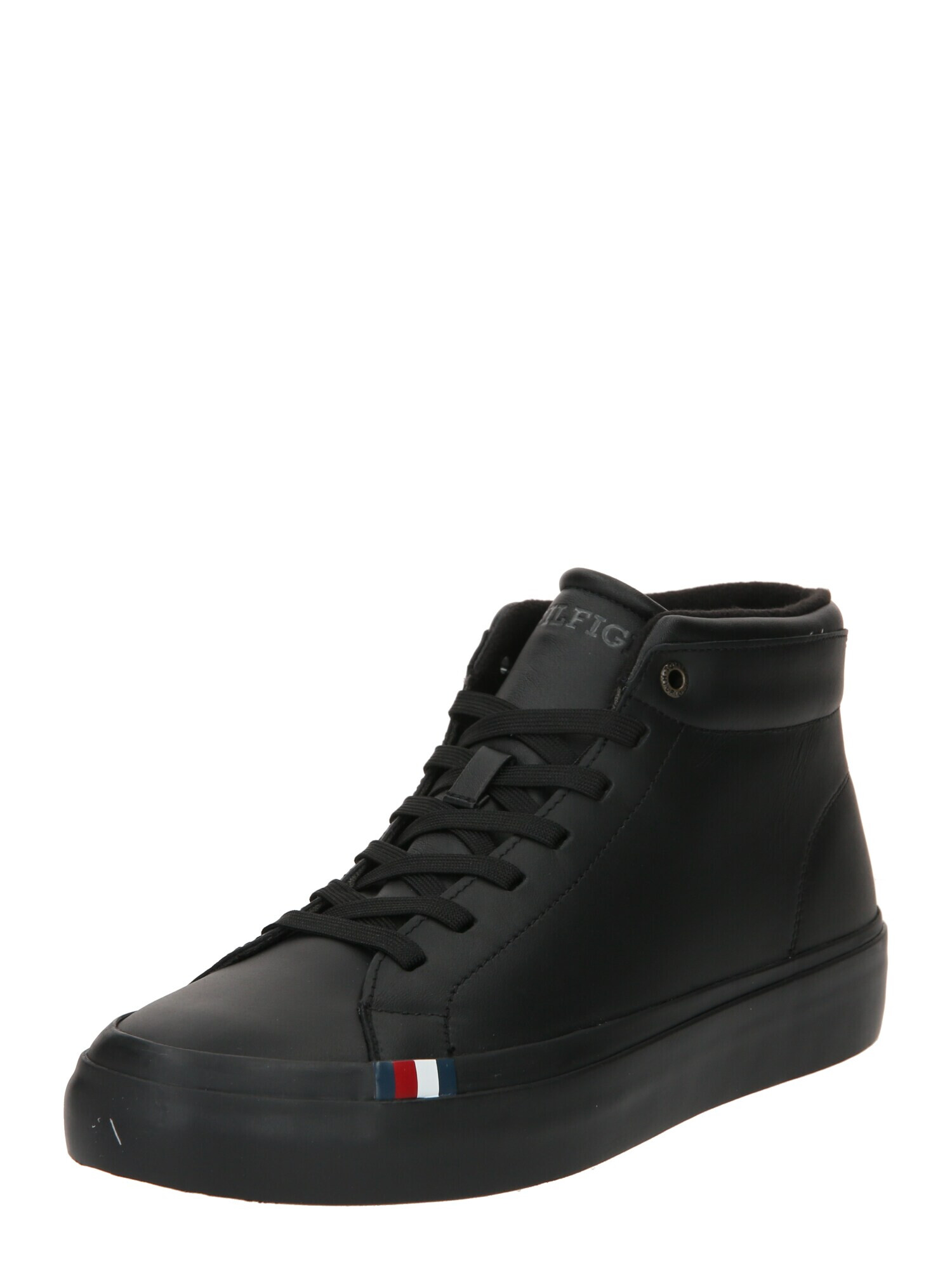 TOMMY HILFIGER Sneaker înalt sângeriu / negru / alb - Pled.ro