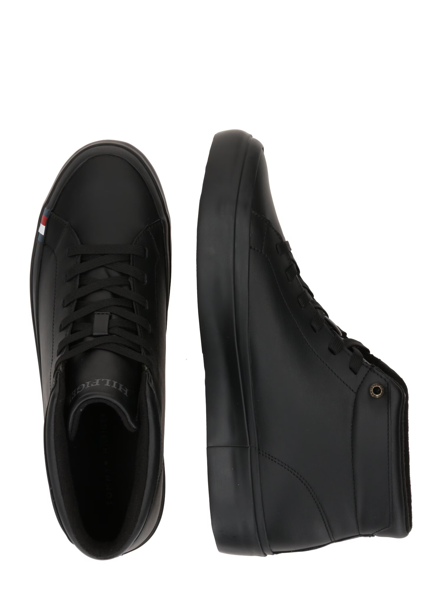 TOMMY HILFIGER Sneaker înalt sângeriu / negru / alb - Pled.ro