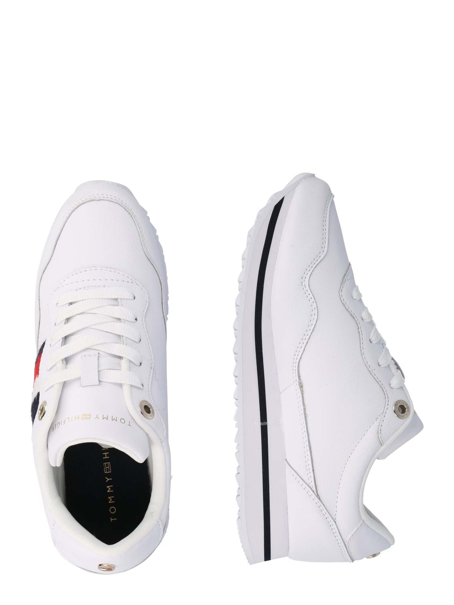 TOMMY HILFIGER Sneaker low alb - Pled.ro