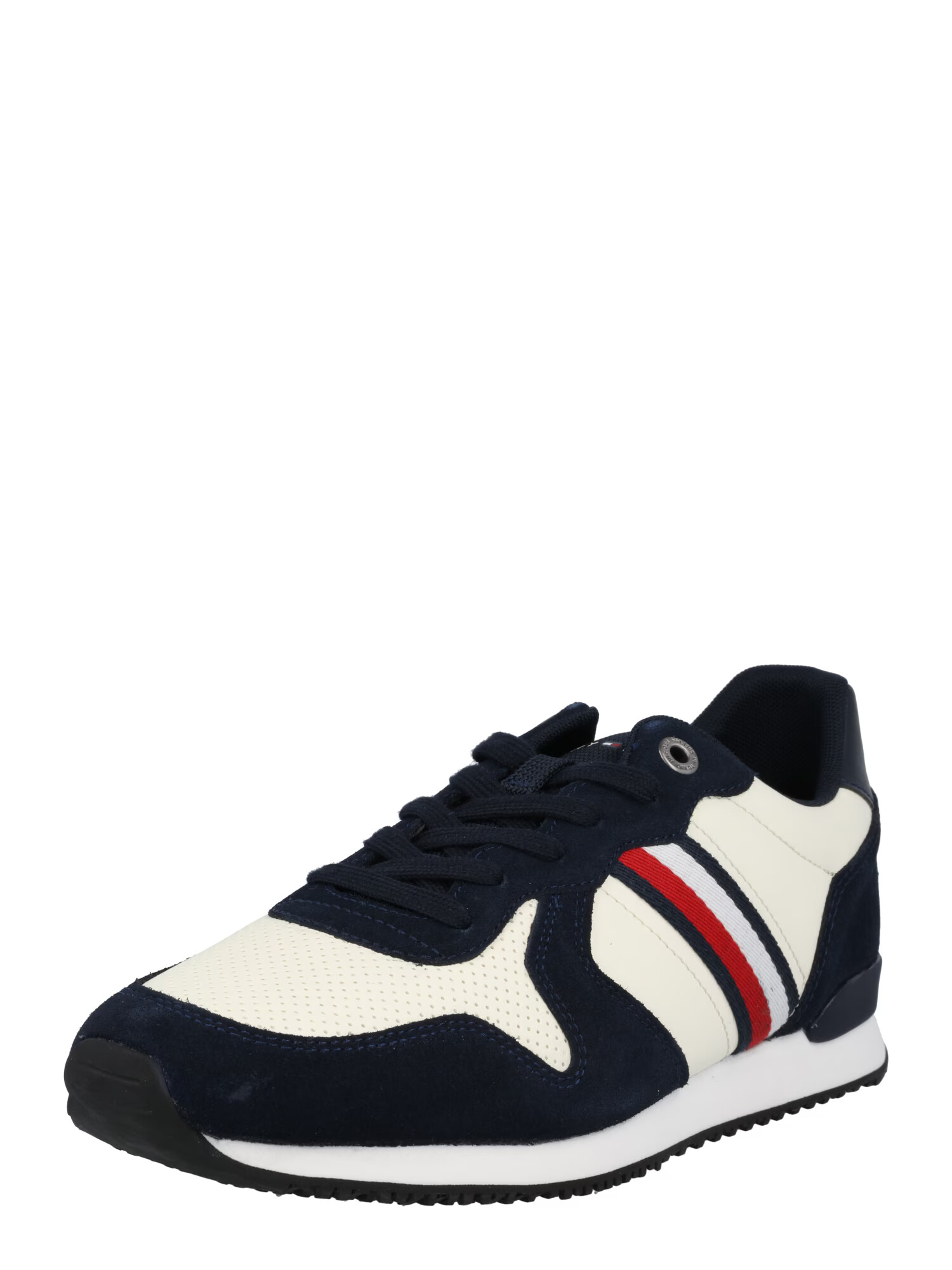 TOMMY HILFIGER Sneaker low alb kitt / bleumarin / roșu / alb - Pled.ro