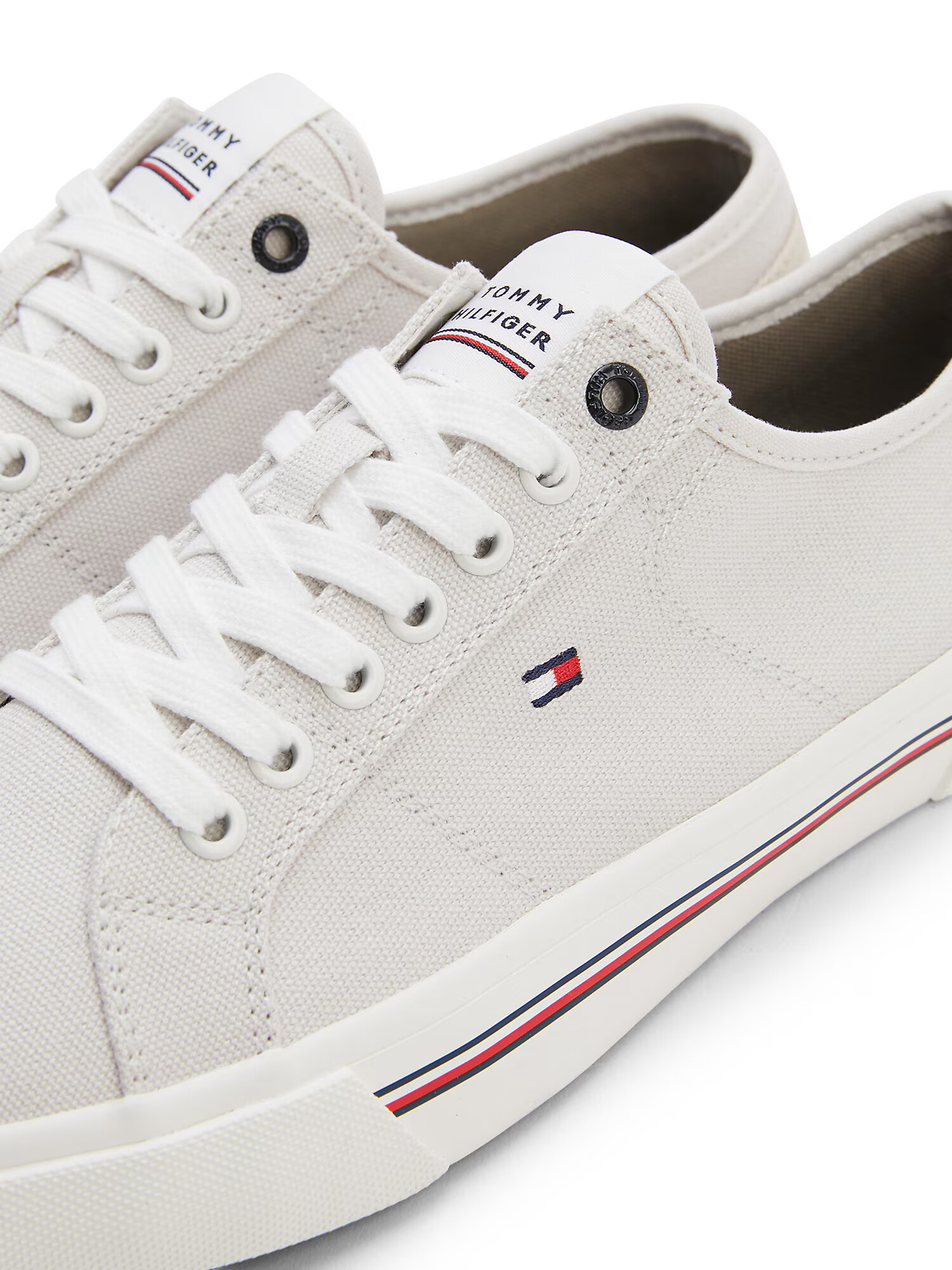 TOMMY HILFIGER Sneaker low albastru închis / gri piatră / roșu / alb - Pled.ro