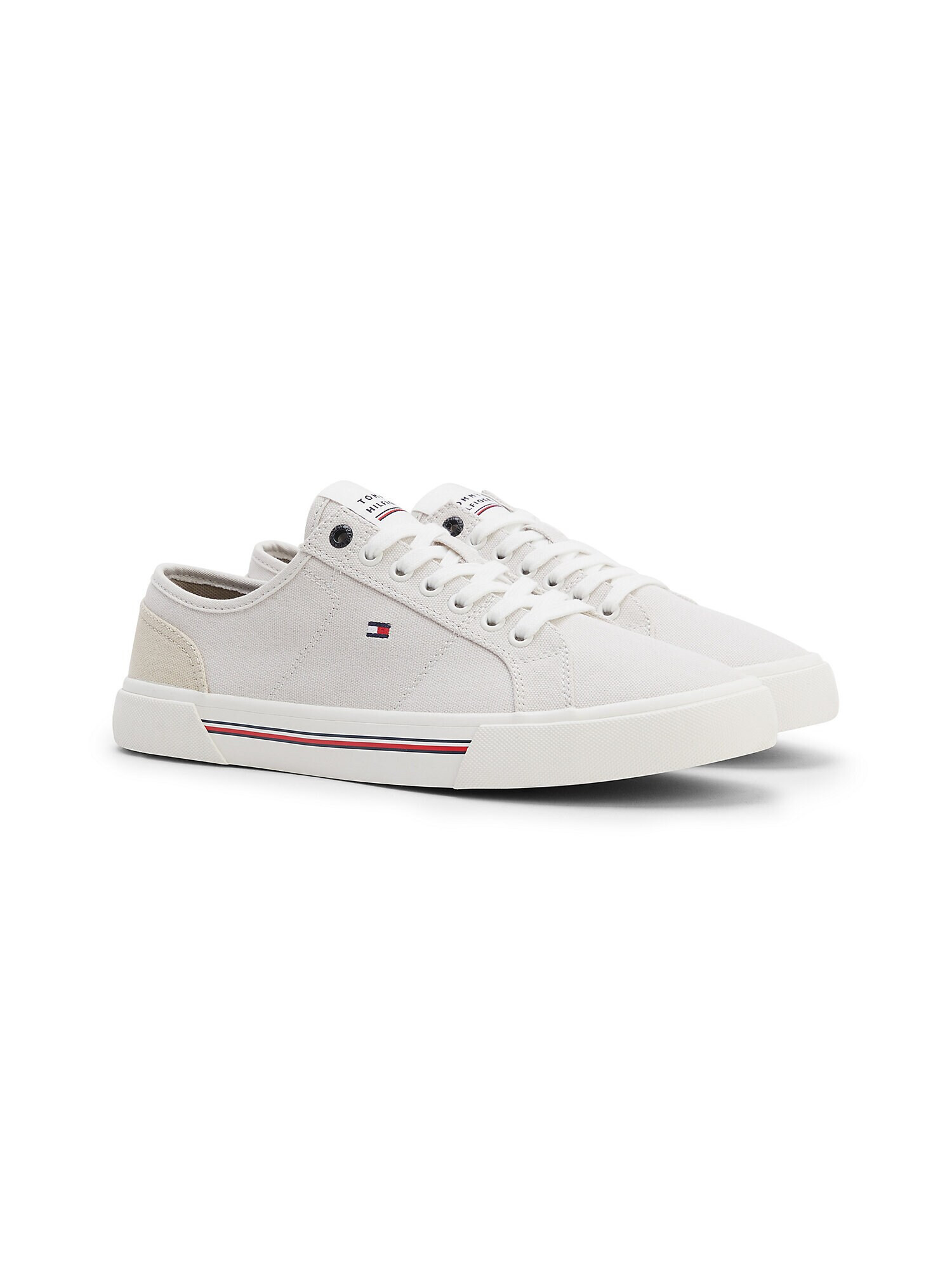 TOMMY HILFIGER Sneaker low albastru închis / gri piatră / roșu / alb - Pled.ro