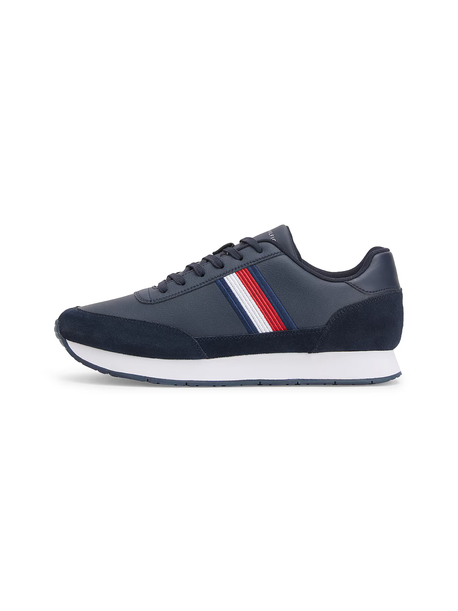 TOMMY HILFIGER Sneaker low albastru închis / roșu / alb - Pled.ro