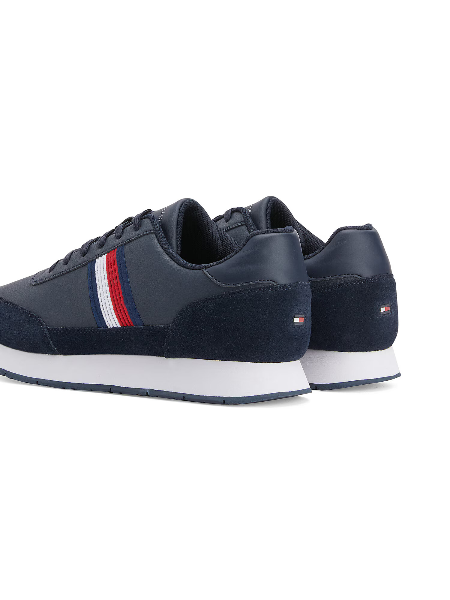 TOMMY HILFIGER Sneaker low albastru închis / roșu / alb - Pled.ro