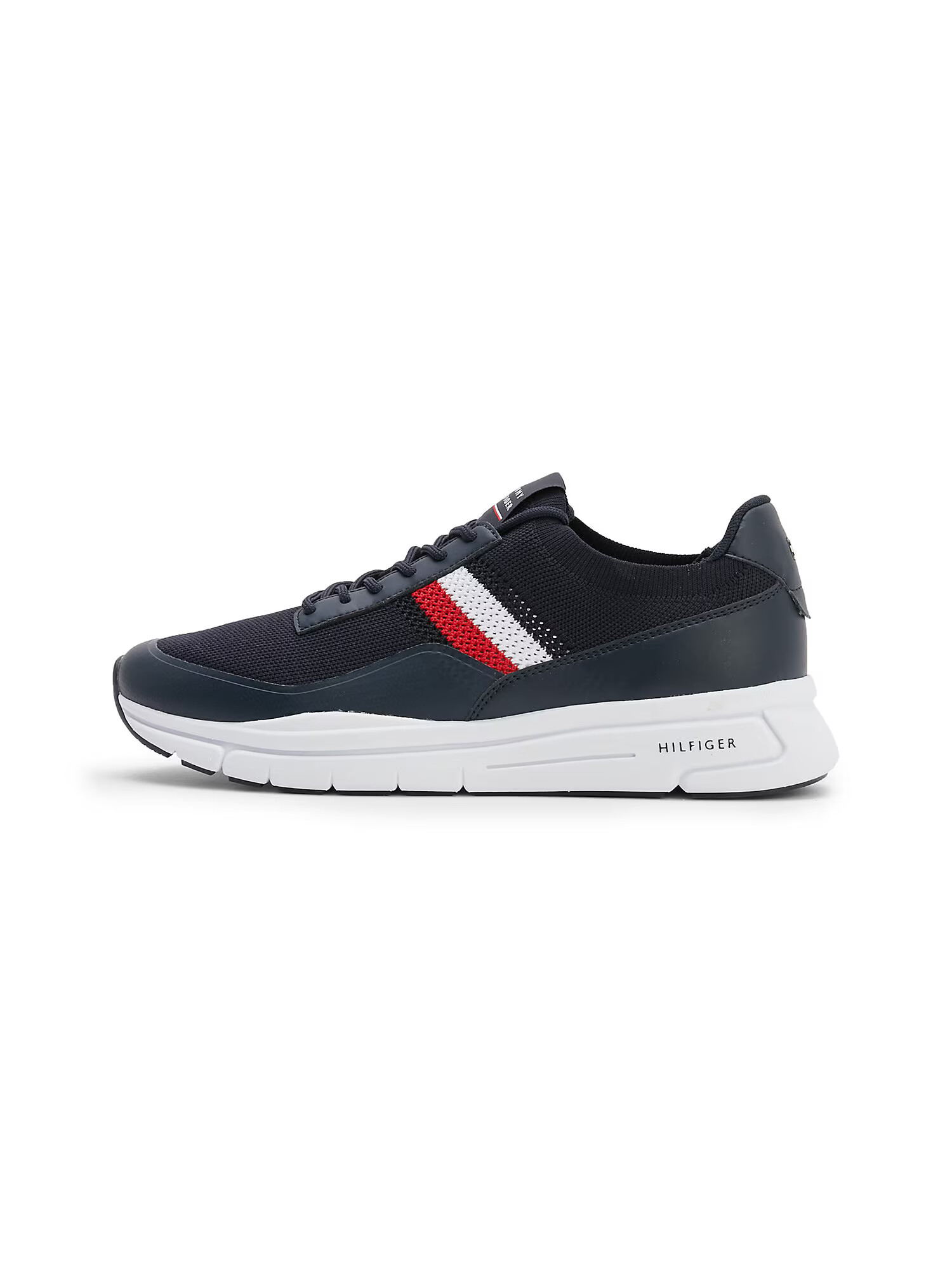 TOMMY HILFIGER Sneaker low albastru închis / roșu / negru / alb - Pled.ro