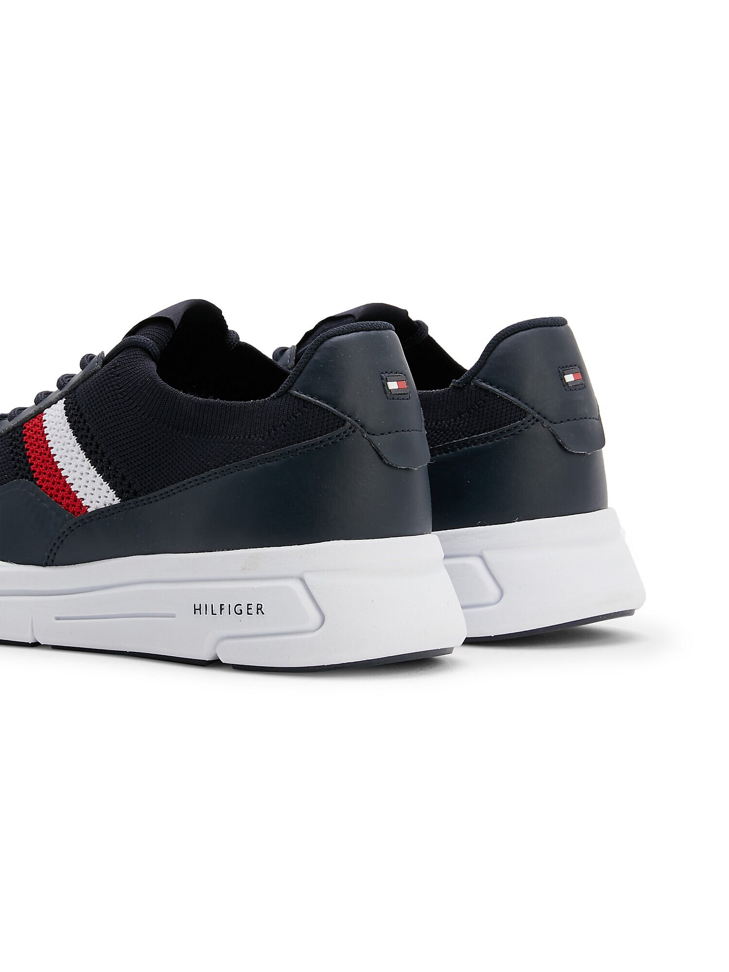 TOMMY HILFIGER Sneaker low albastru închis / roșu / negru / alb - Pled.ro