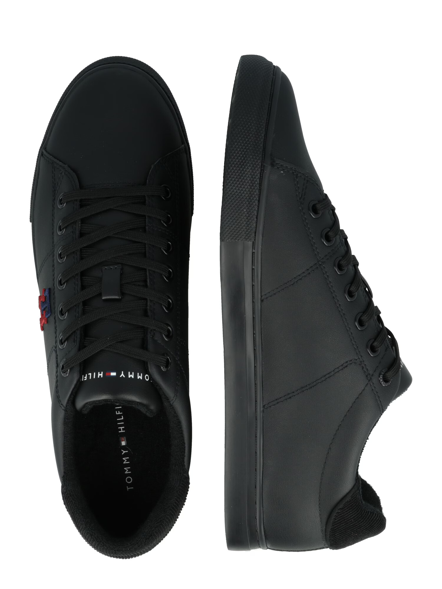 TOMMY HILFIGER Sneaker low albastru marin / roșu / negru - Pled.ro