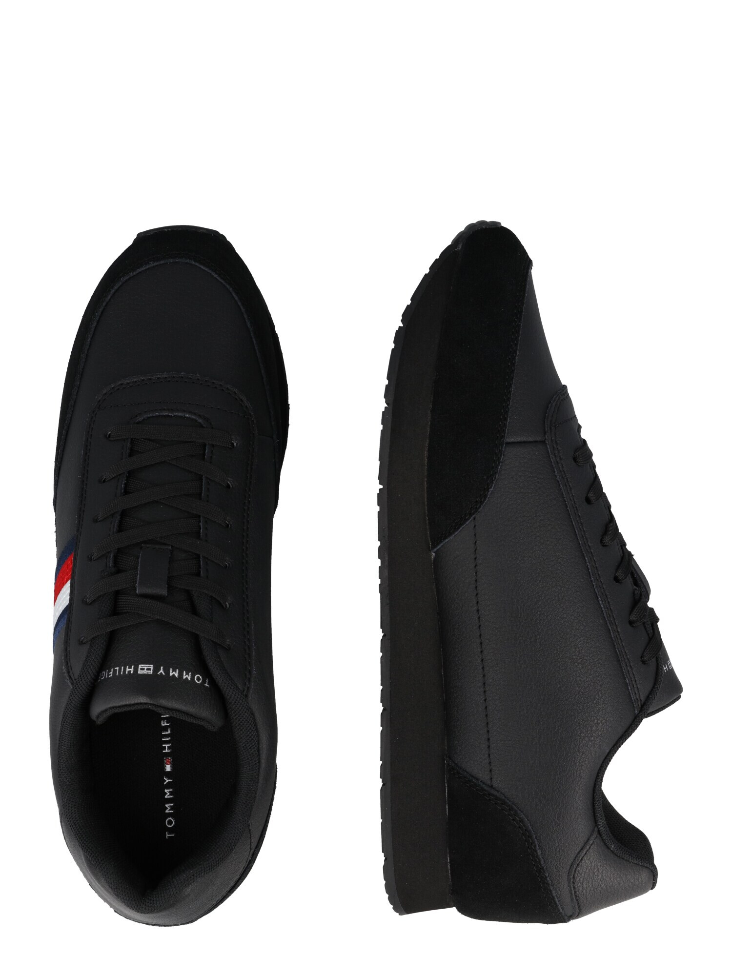 TOMMY HILFIGER Sneaker low albastru / roșu / negru / alb - Pled.ro