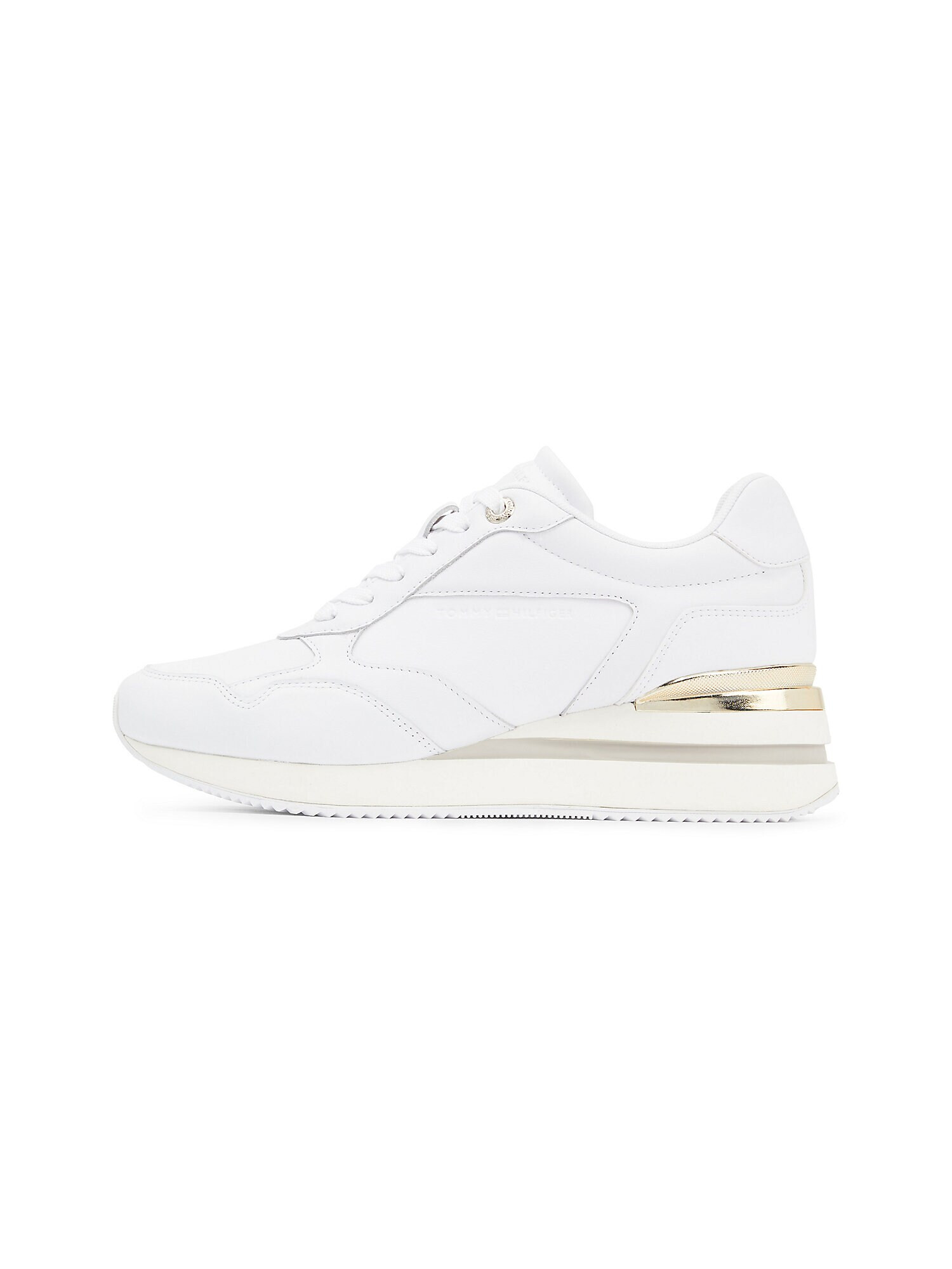 TOMMY HILFIGER Sneaker low auriu / alb - Pled.ro