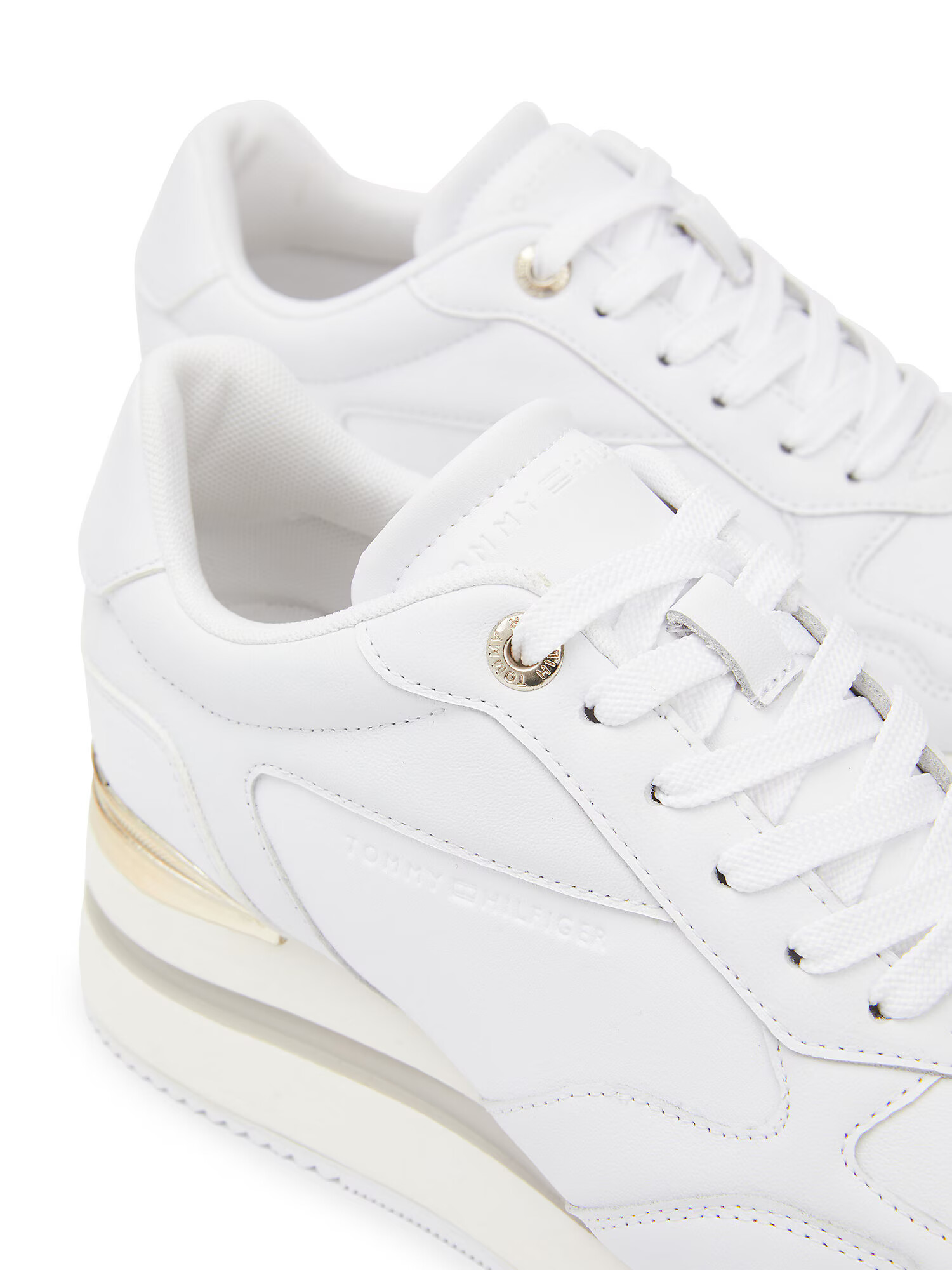 TOMMY HILFIGER Sneaker low auriu / alb - Pled.ro