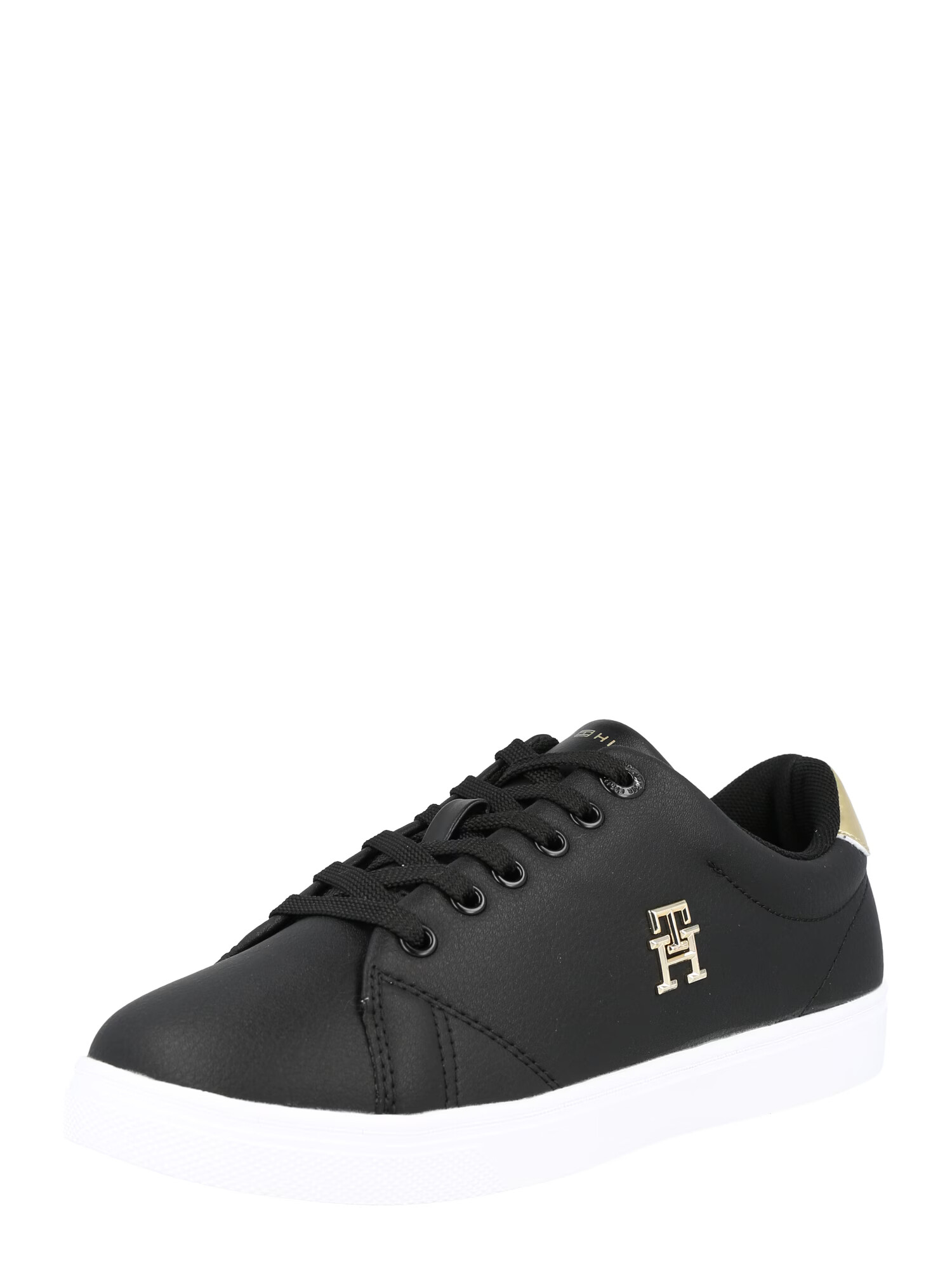 TOMMY HILFIGER Sneaker low auriu / negru - Pled.ro