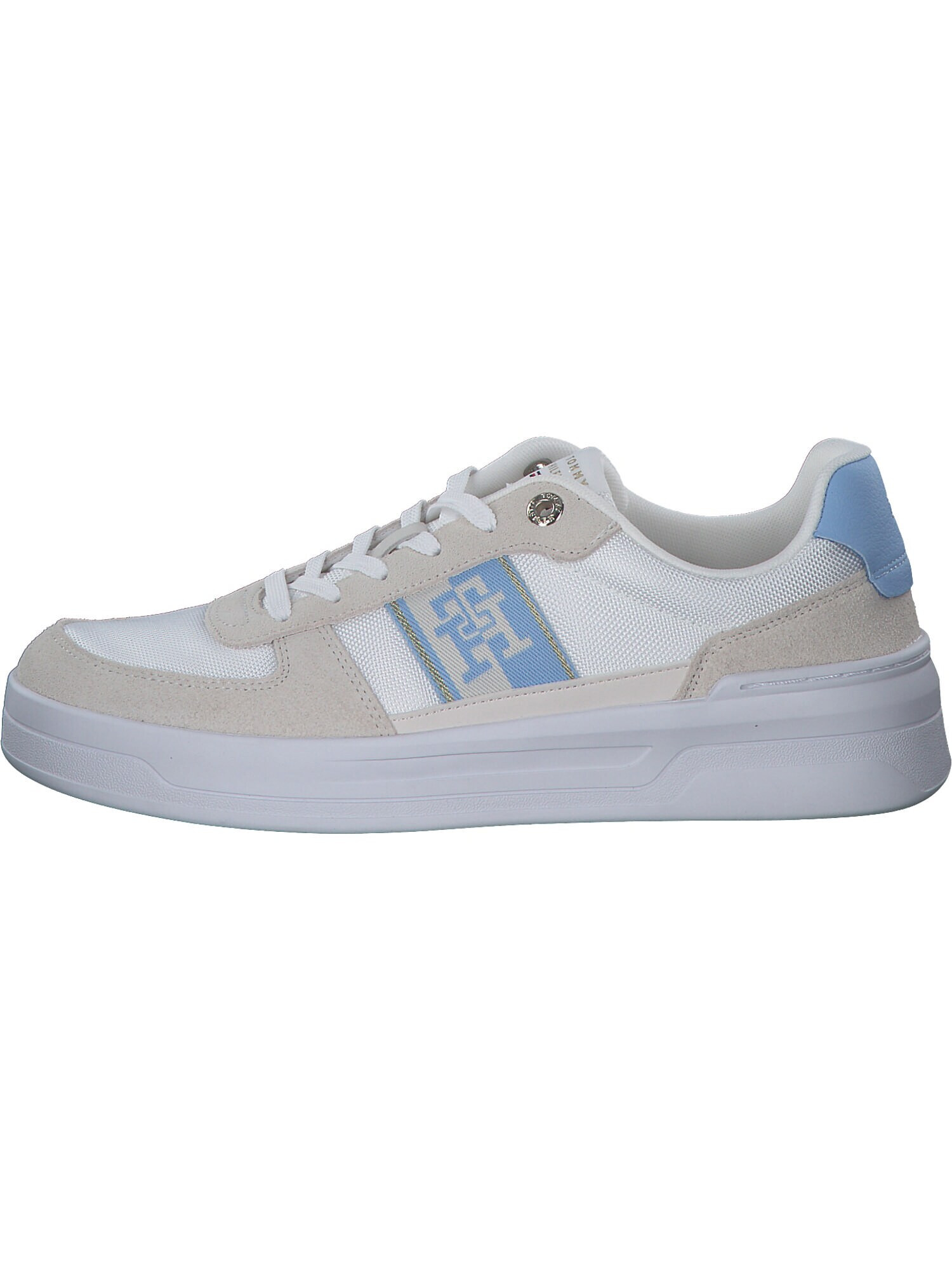 TOMMY HILFIGER Sneaker low bej deschis / albastru deschis / alb - Pled.ro