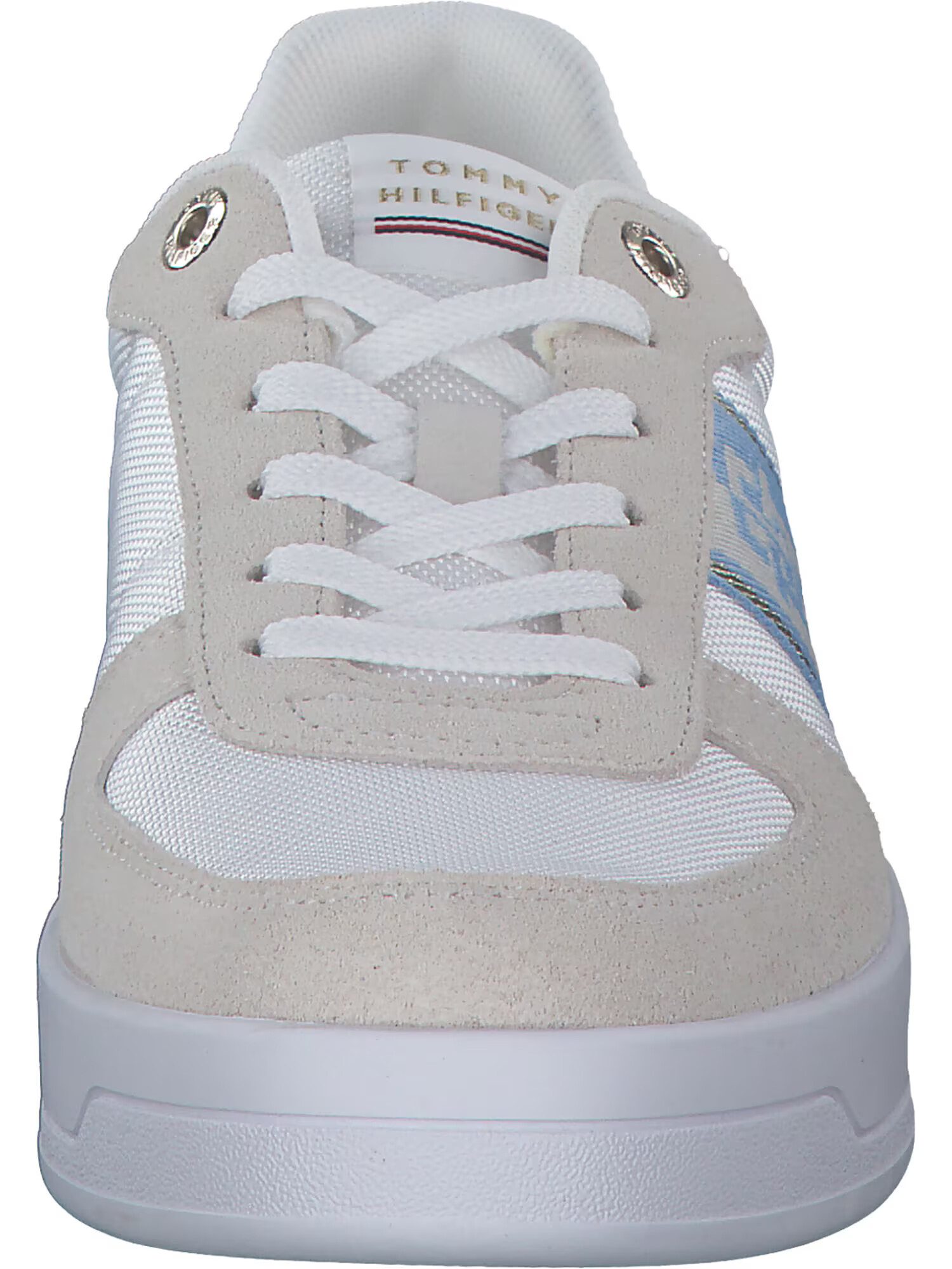 TOMMY HILFIGER Sneaker low bej deschis / albastru deschis / alb - Pled.ro