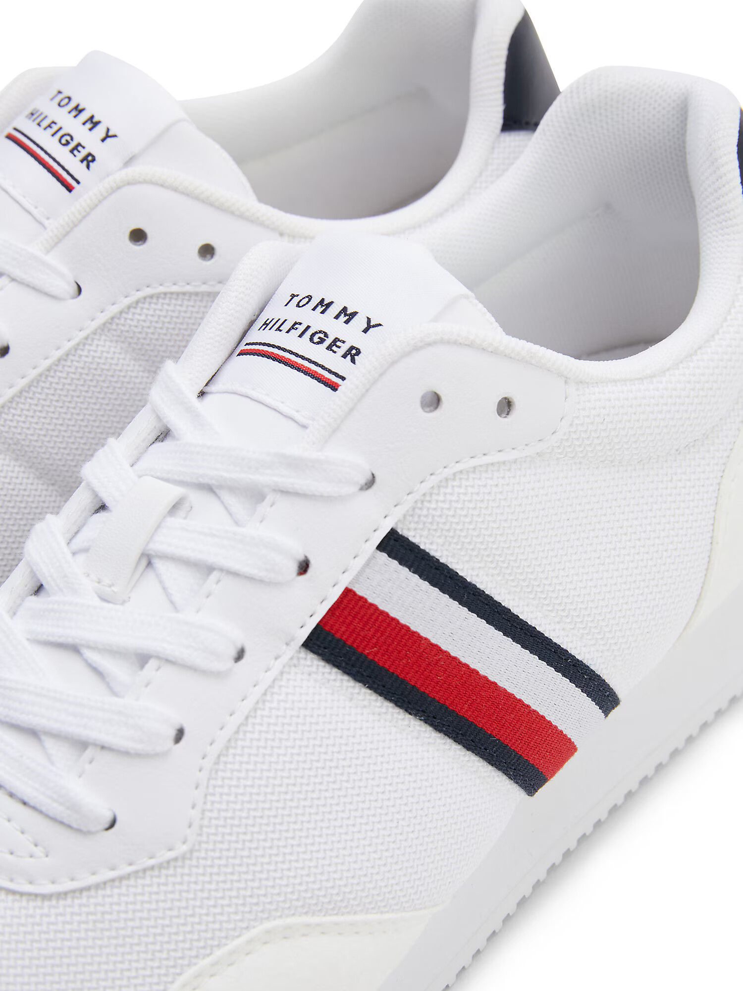 TOMMY HILFIGER Sneaker low bleumarin / roșu / alb - Pled.ro