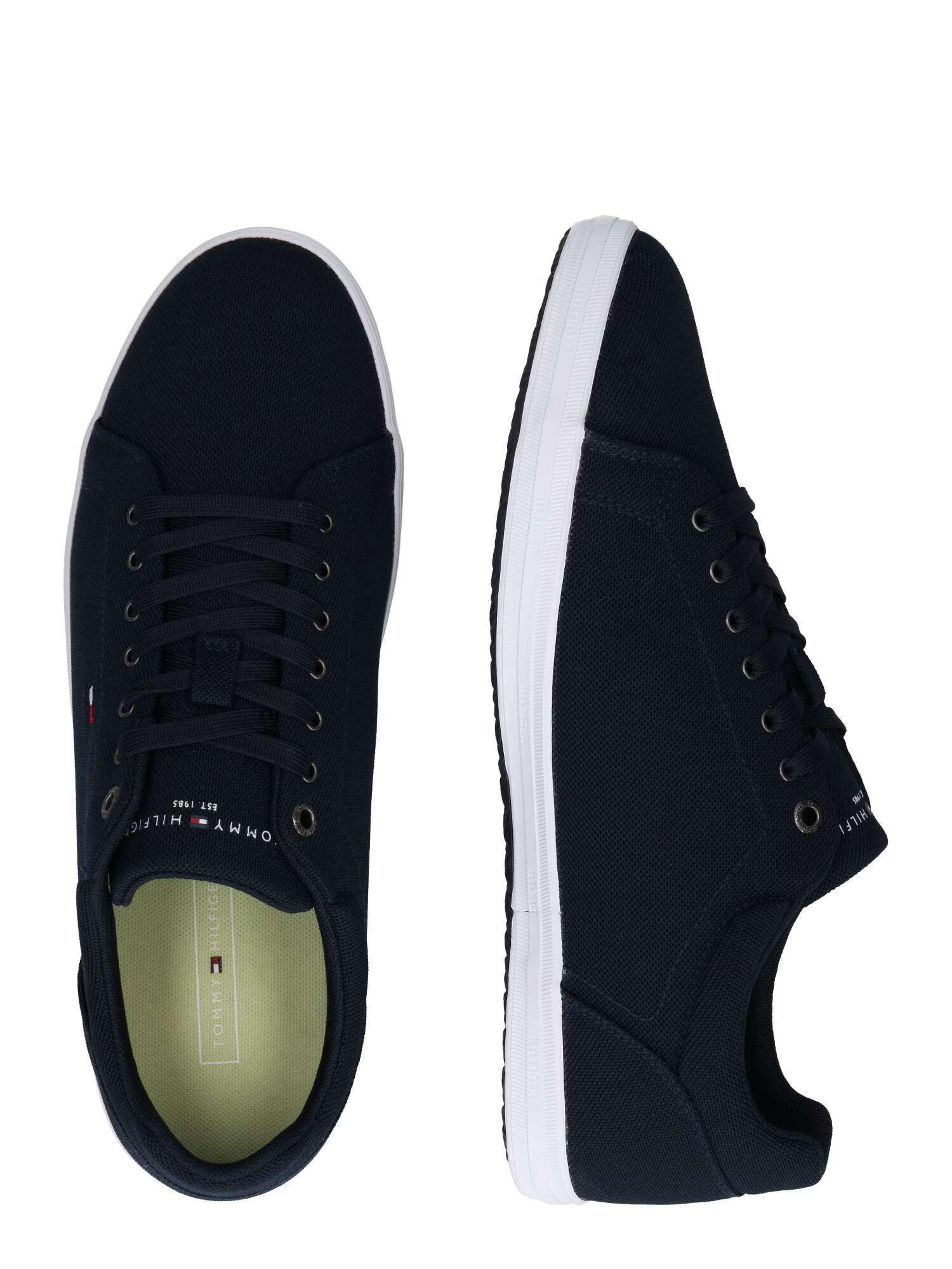 TOMMY HILFIGER Sneaker low bleumarin / roșu / alb - Pled.ro