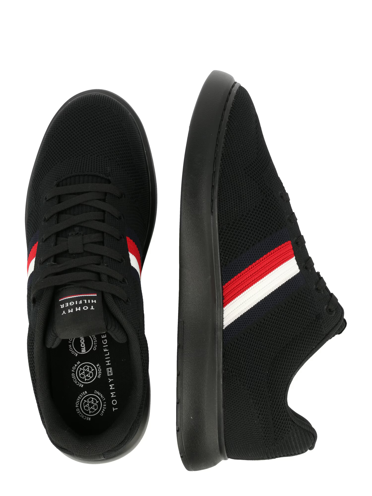 TOMMY HILFIGER Sneaker low bleumarin / roșu / negru / alb - Pled.ro