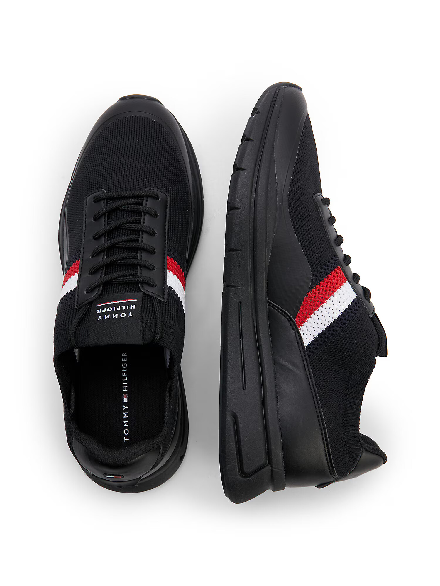 TOMMY HILFIGER Sneaker low bleumarin / roșu / negru / alb murdar - Pled.ro