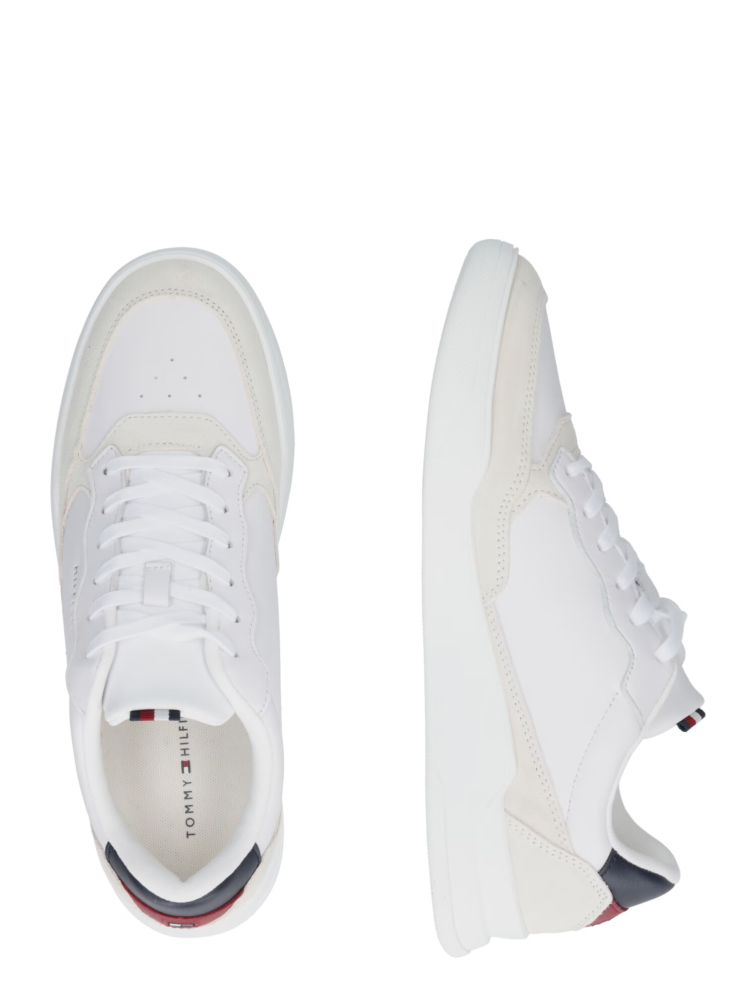 TOMMY HILFIGER Sneaker low 'Colin' bleumarin / auriu / alb - Pled.ro