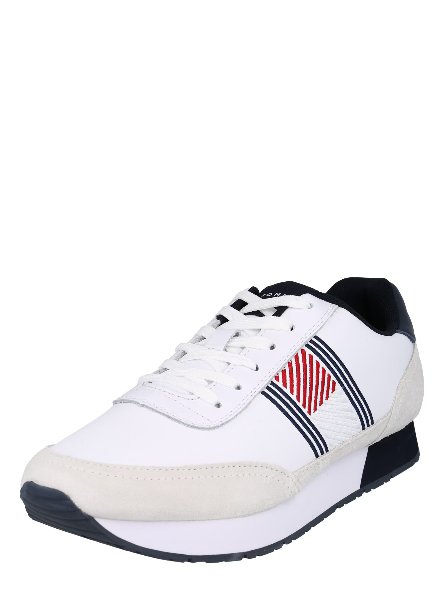 TOMMY HILFIGER Sneaker low crem / albastru închis / roșu / alb - Pled.ro