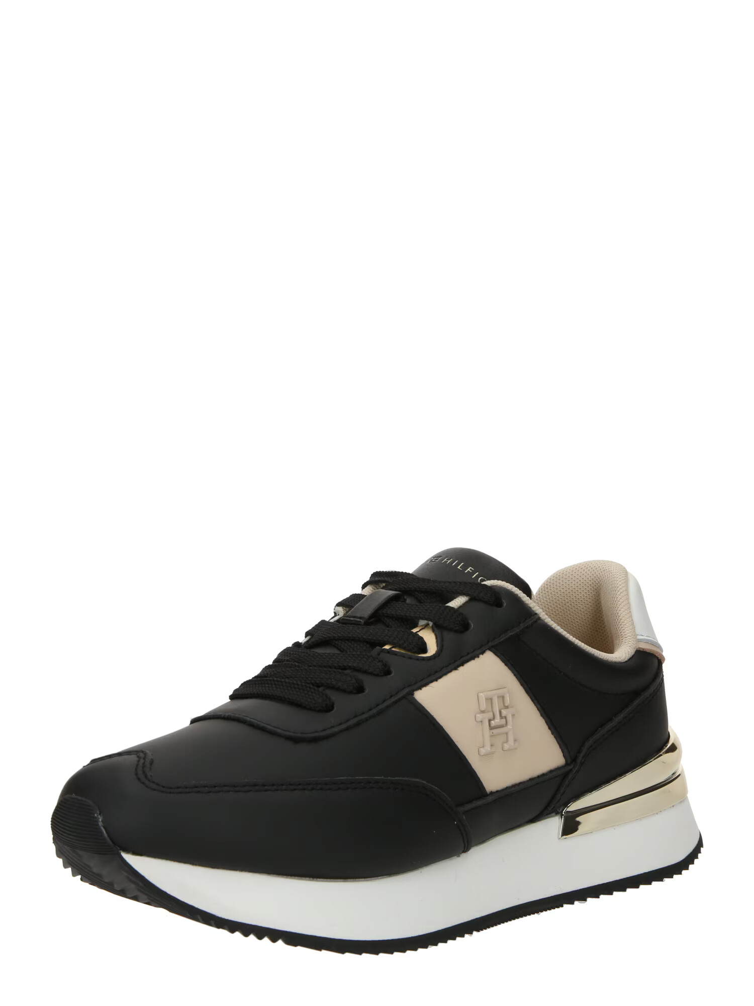 TOMMY HILFIGER Sneaker low 'Elevated' crem / auriu / negru - Pled.ro