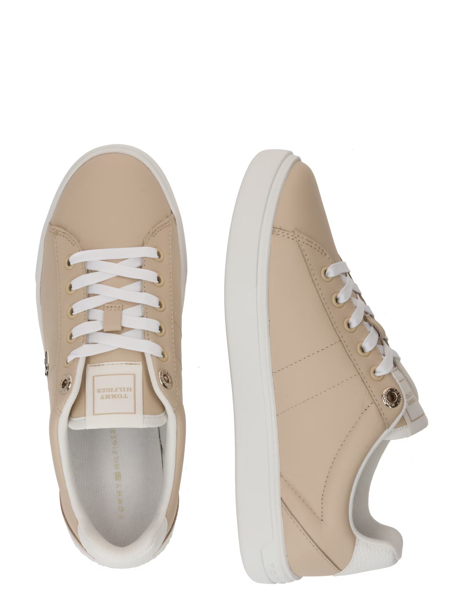 TOMMY HILFIGER Sneaker low 'ESSENTIAL' bej deschis - Pled.ro