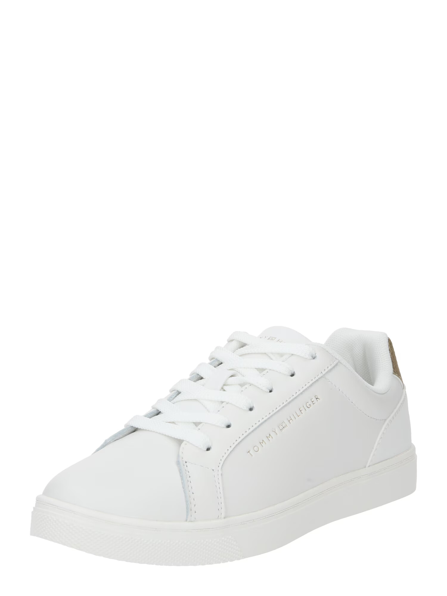 TOMMY HILFIGER Sneaker low 'ESSENTIAL' bej / maro deschis / auriu - Pled.ro