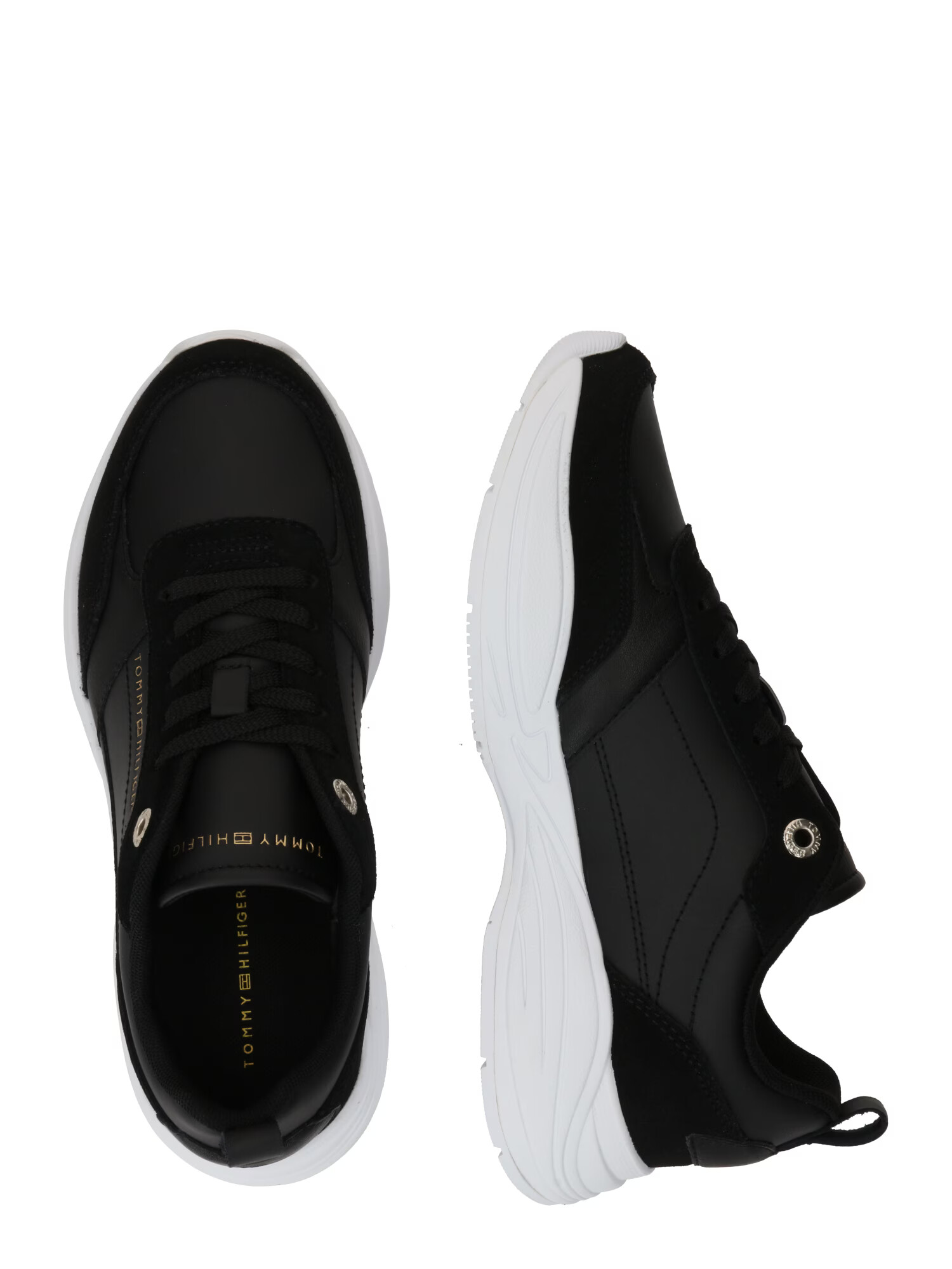 TOMMY HILFIGER Sneaker low 'ESSENTIAL' negru - Pled.ro