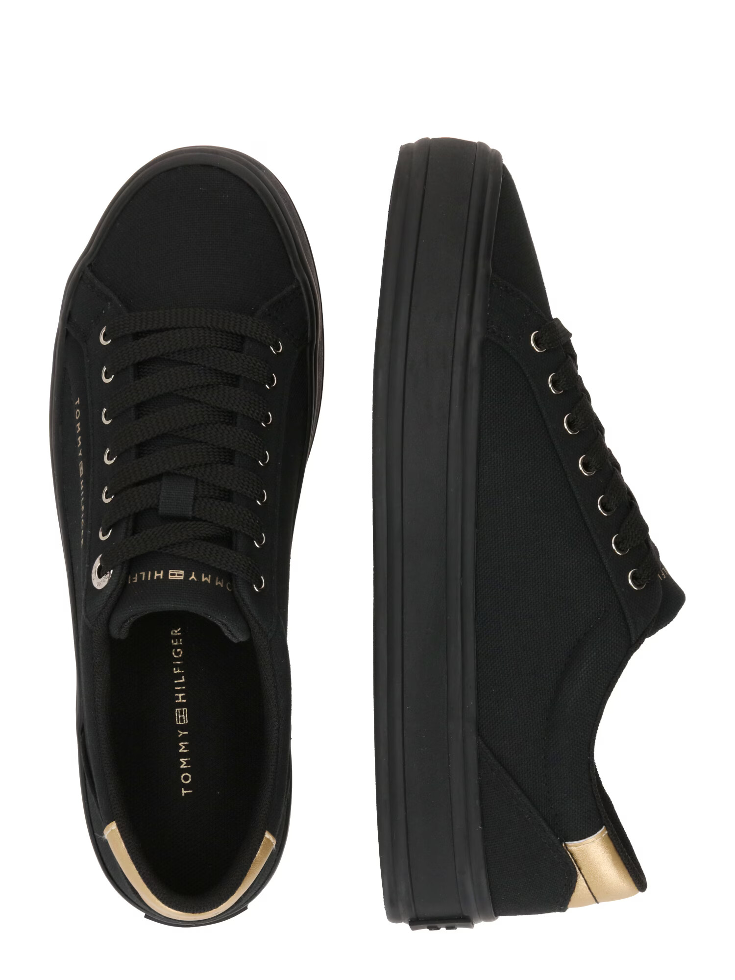 TOMMY HILFIGER Sneaker low 'ESSENTIAL' negru - Pled.ro