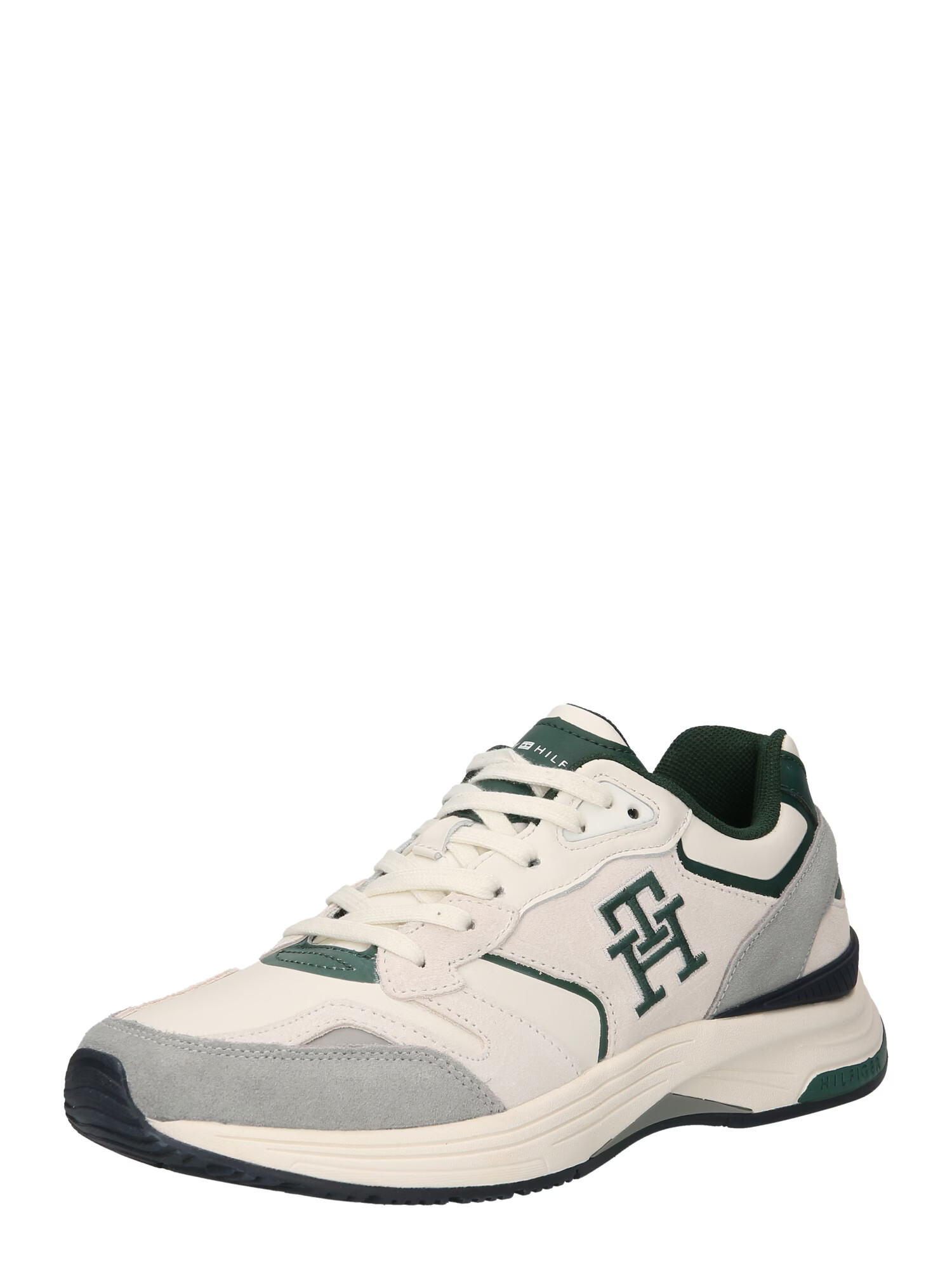 TOMMY HILFIGER Sneaker low fildeş / gri / verde închis - Pled.ro